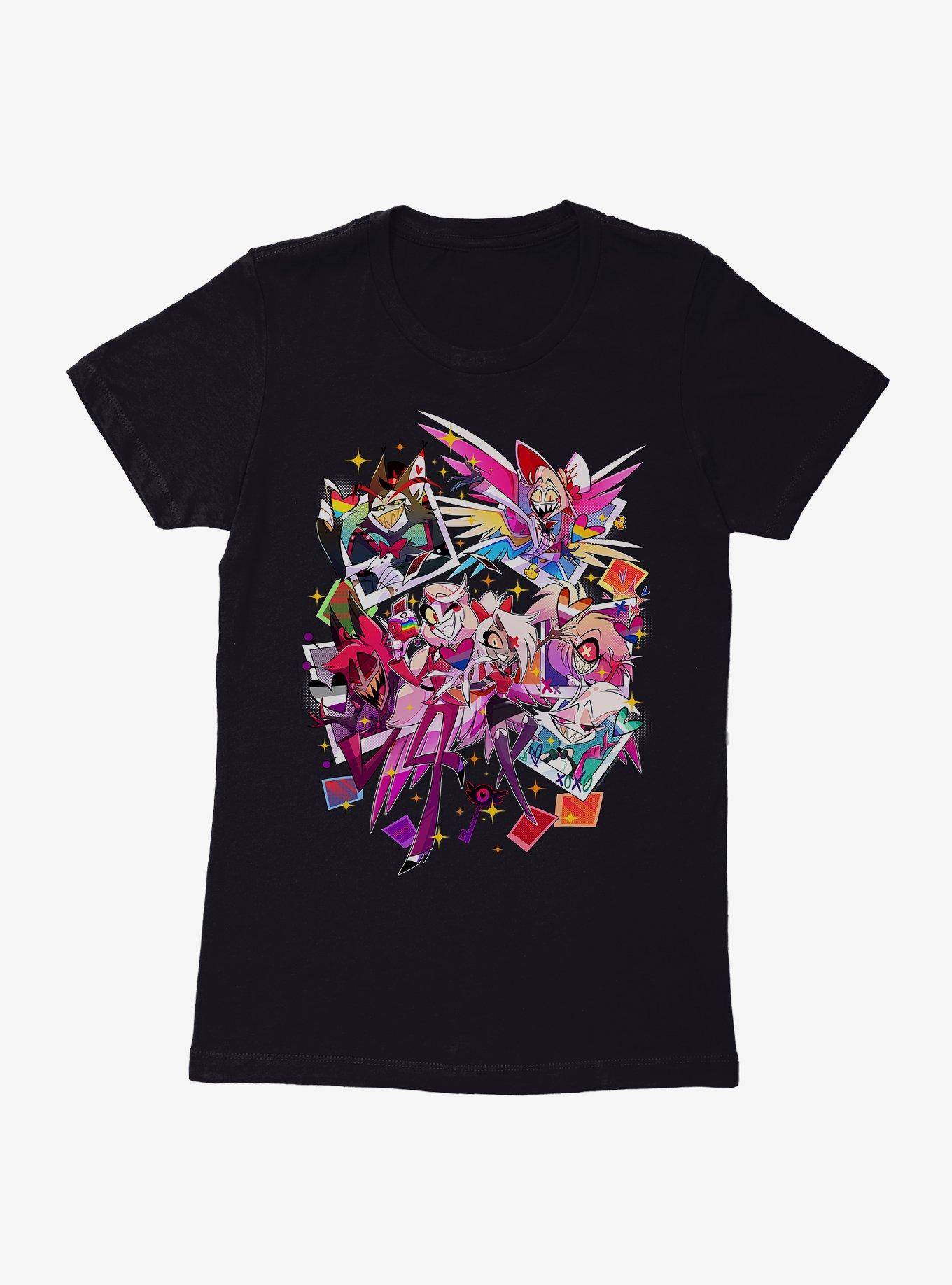 Hazbin Hotel Pride Polaroid Womens T-Shirt, , hi-res
