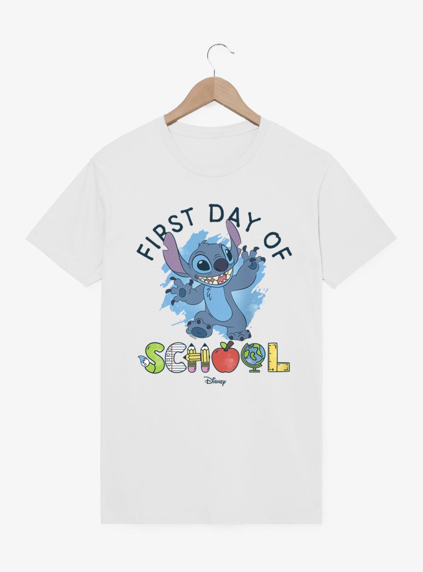 Disney Lilo & Stitch First Day Of School Supply Letters T-Shirt, , hi-res