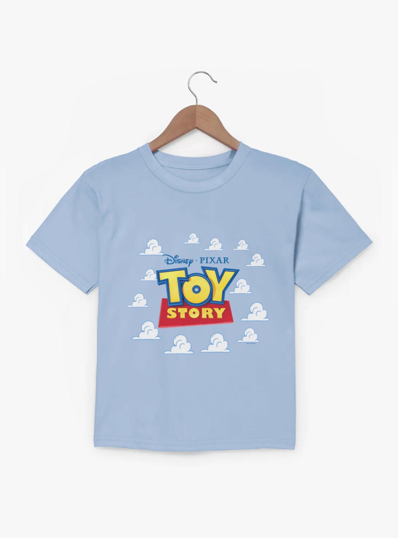 Disney Pixar Toy Story Classic Logo In The Clouds Youth T-Shirt, , hi-res