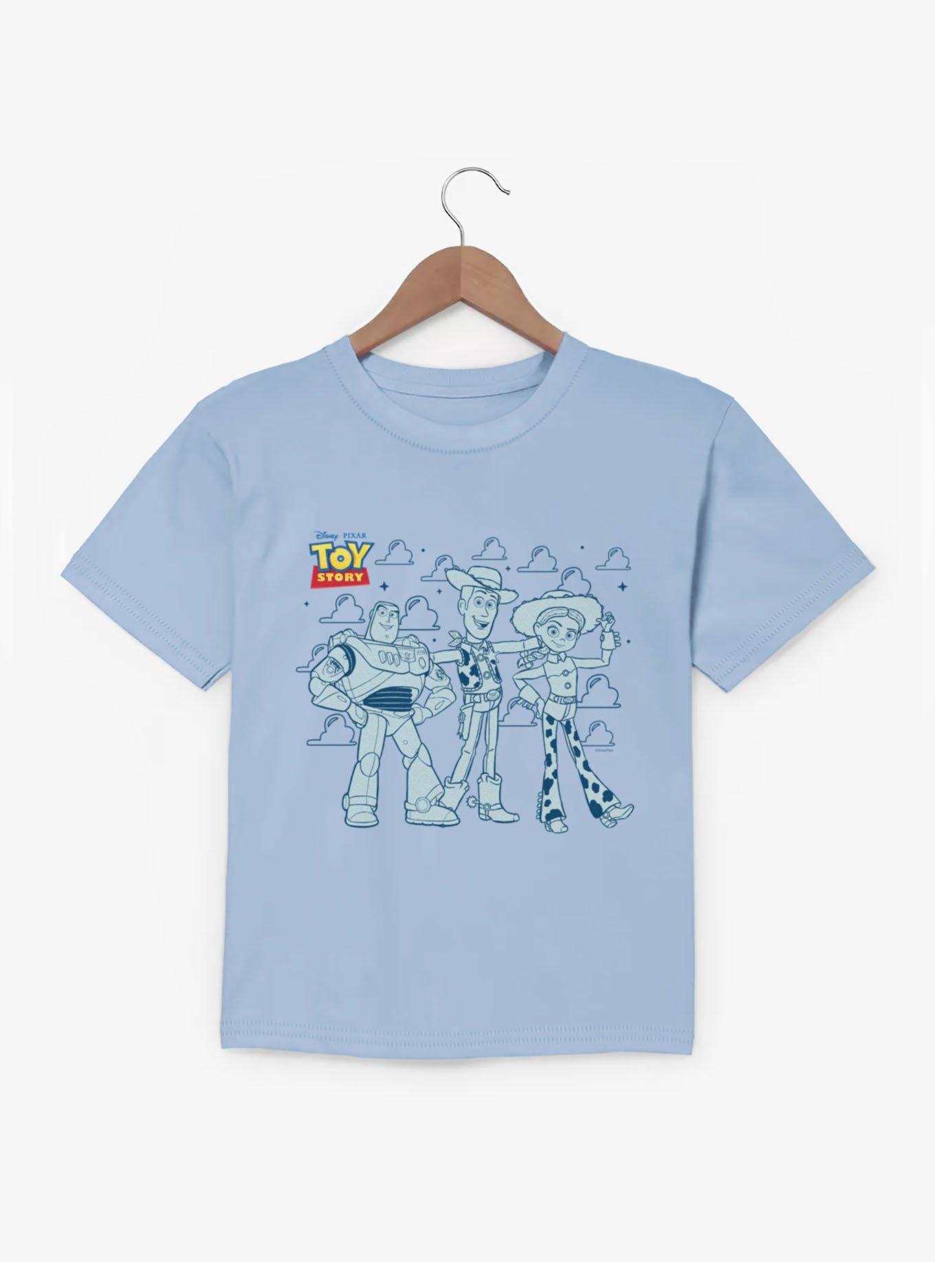 Disney Pixar Toy Story Trio Line Up Buzz Woodie Jessie Youth T-Shirt, , hi-res