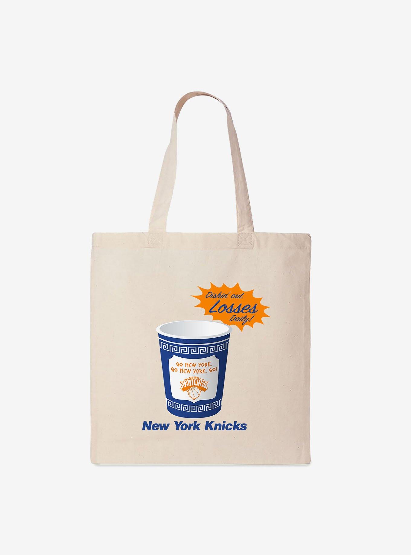 NBA New York Knicks Coffee Talk Canvas Tote Bag, , hi-res