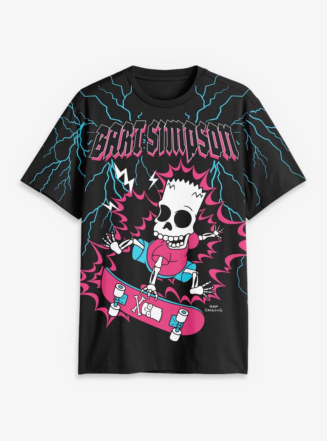 The Simpsons Bart Skateboard Zap T-Shirt