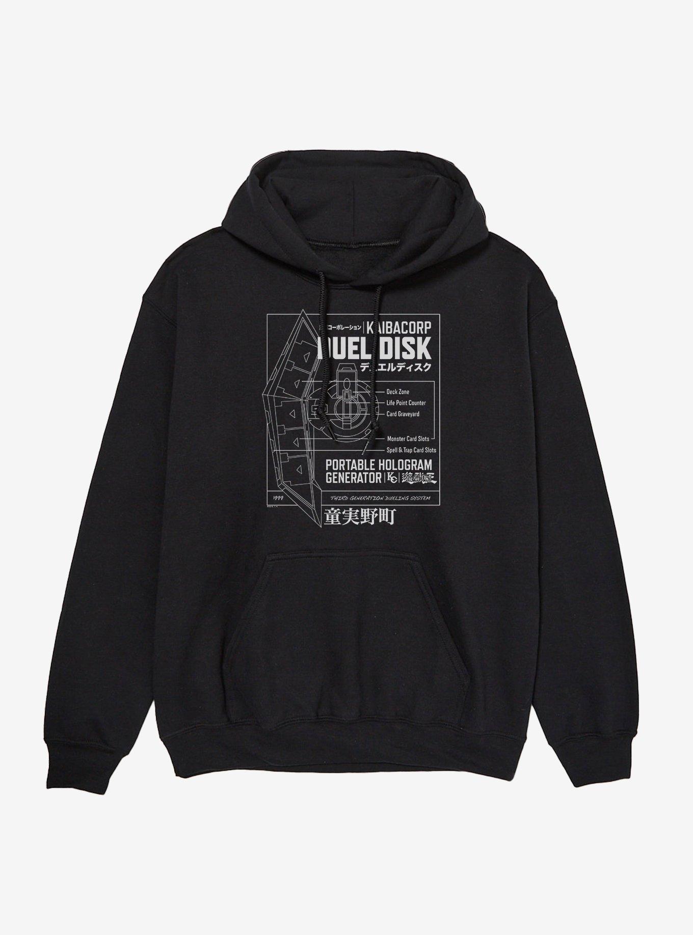 Yu-Gi-Oh! Duel Monsters Duel Disk Blue Prints Hoodie, , hi-res