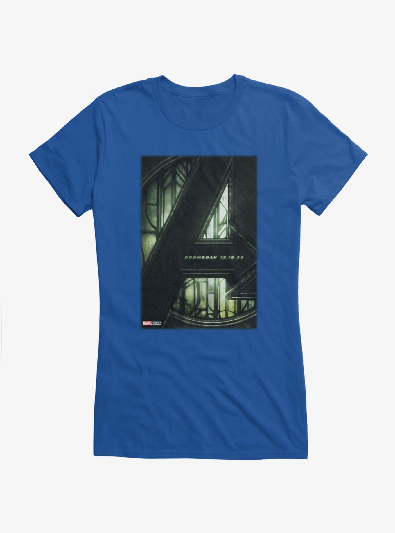 Marvel Avengers: Doomsday Logo Movie Poster Girls T-Shirt, , hi-res