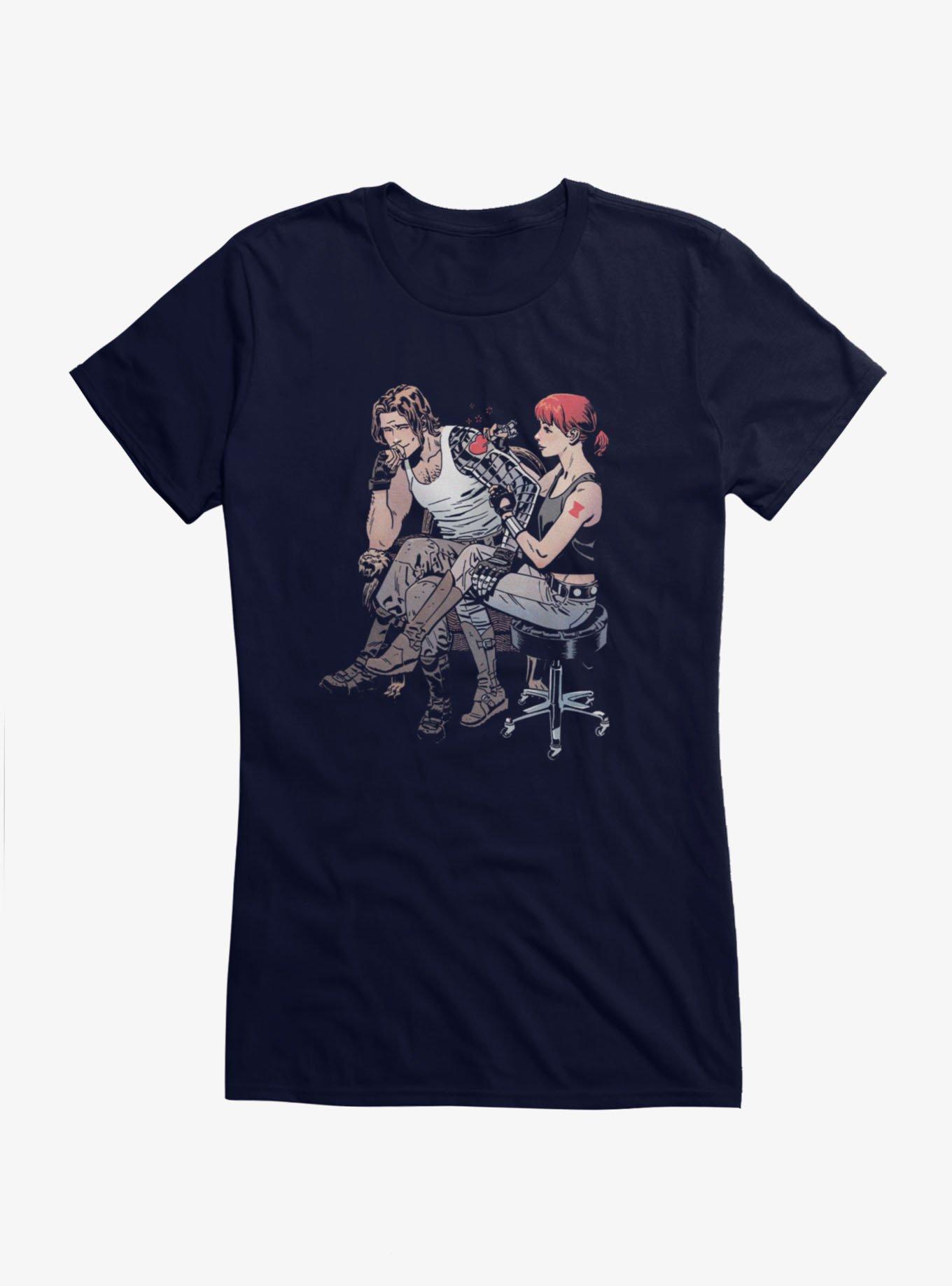Marvel Comics Winter Soldier Lover Boy Girls T-Shirt