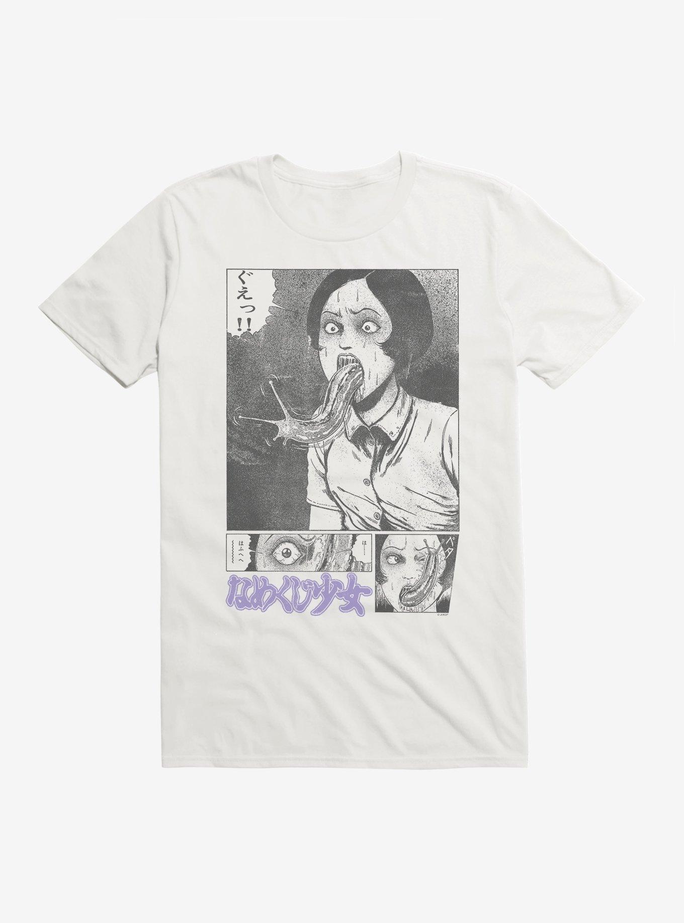 Junji Ito Slug Girl Panels T-Shirt