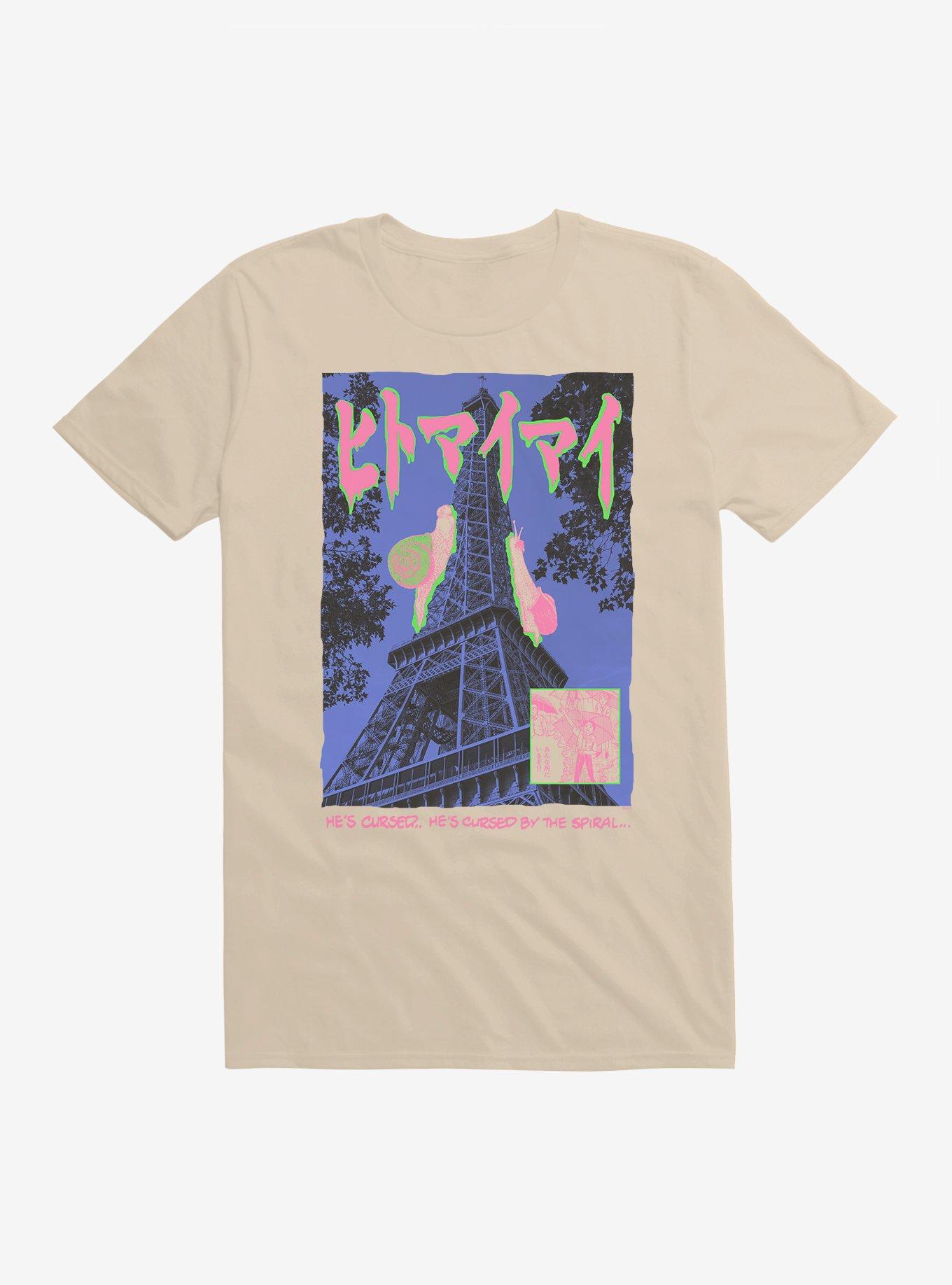 Uzuamki The Snail Superimposed Eiffel Tower T-Shirt, , hi-res