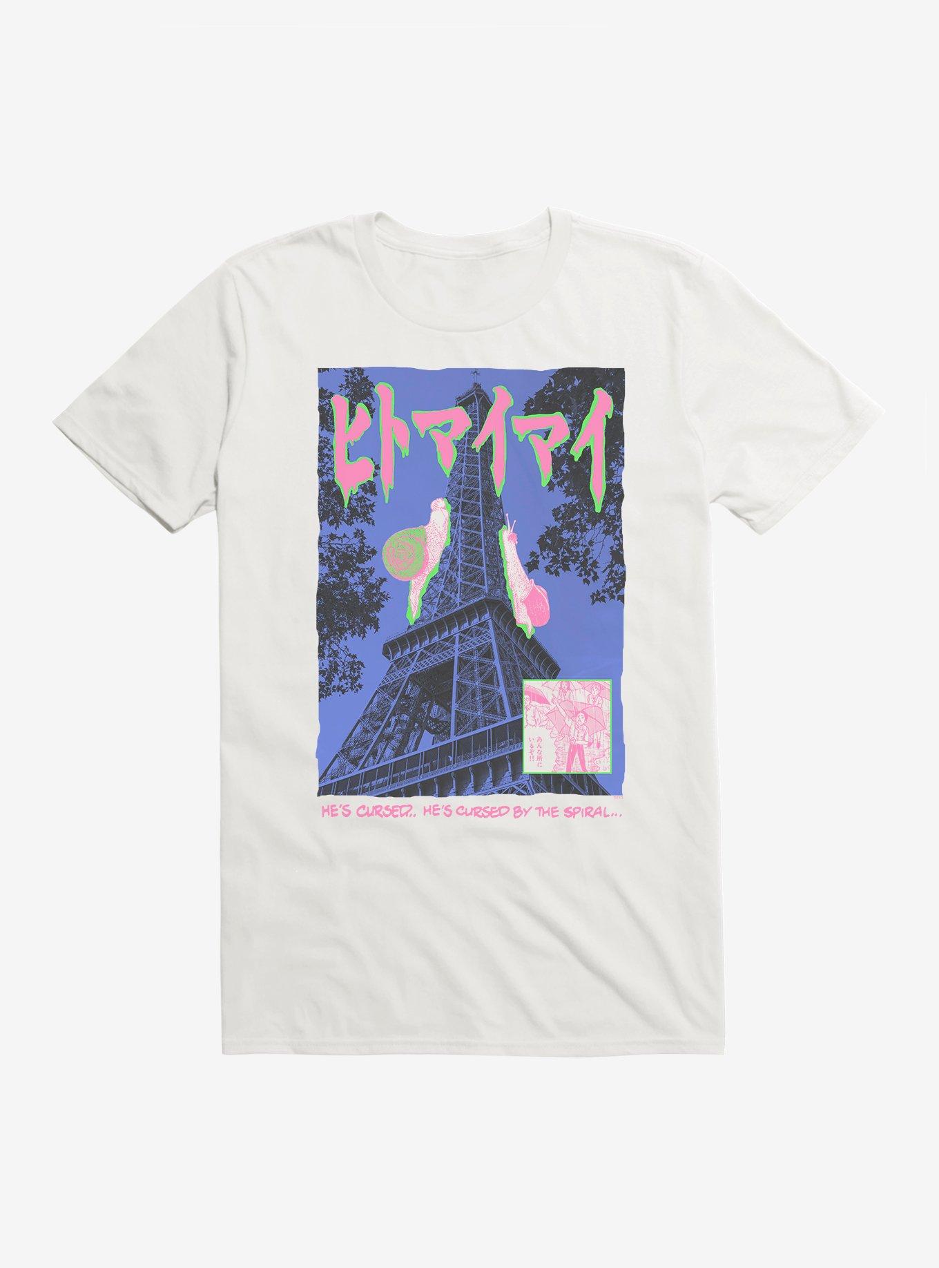 Uzuamki The Snail Superimposed Eiffel Tower T-Shirt, , hi-res