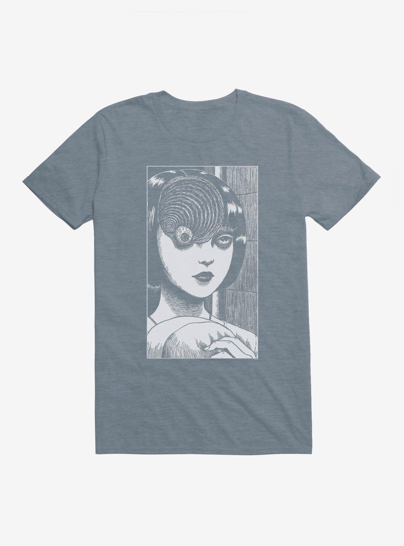 Junji Ito Uzumaki The Scar Girl Spiral T-Shirt