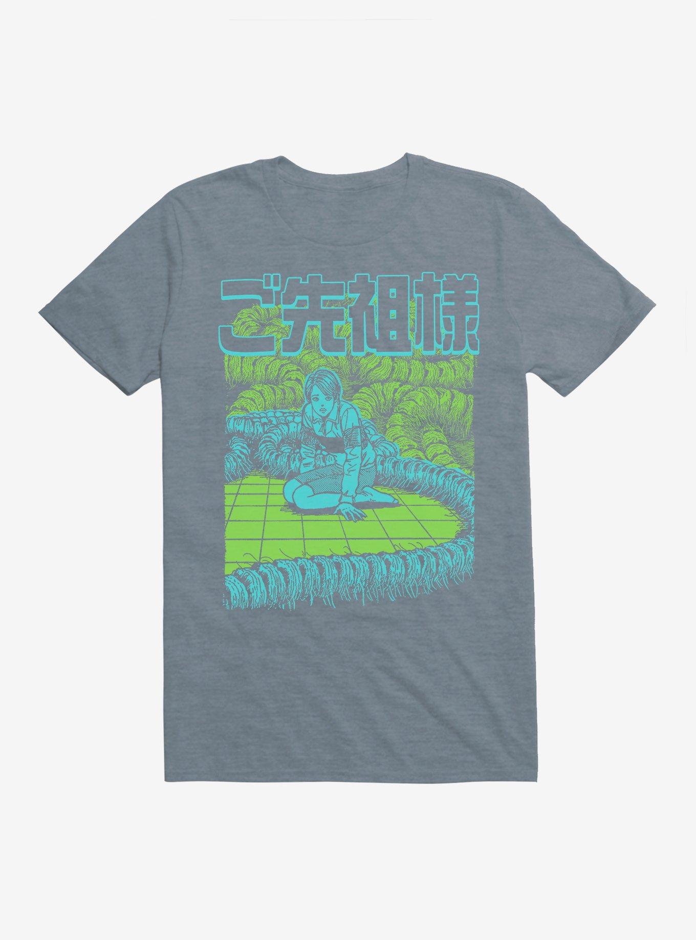 Junji Ito Honored Ancestors Girl With Snake T-Shirt