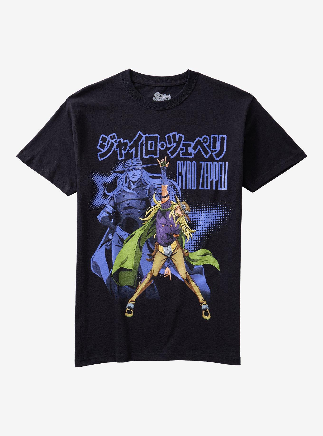 STEEL BALL RUN JoJo's Bizarre Adventure Gyro Star T-Shirt