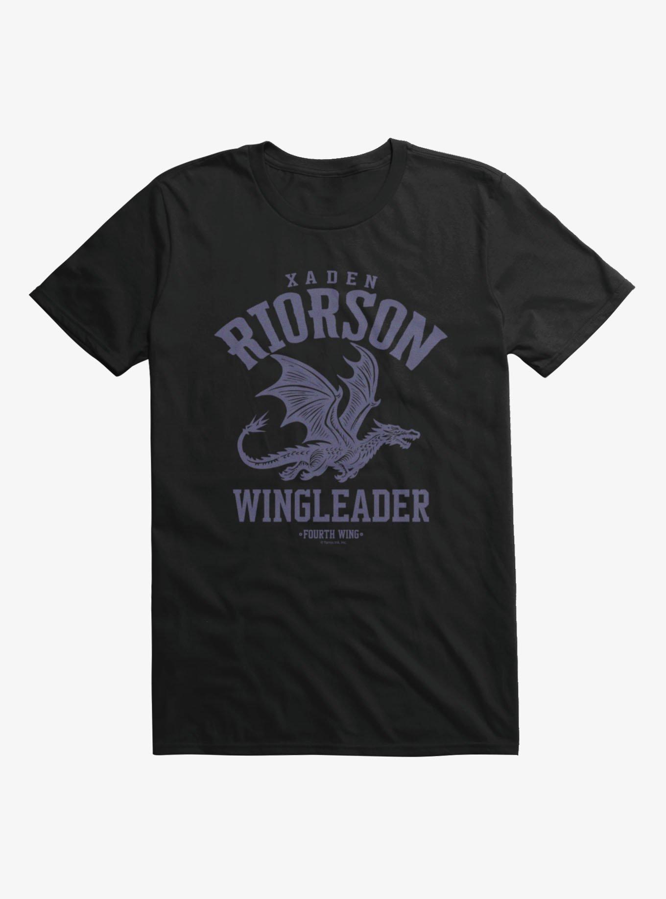 Fourth Wing: The Empyrean Xaden Riorson Wingleader T-Shirt, BLACK, hi-res view 1