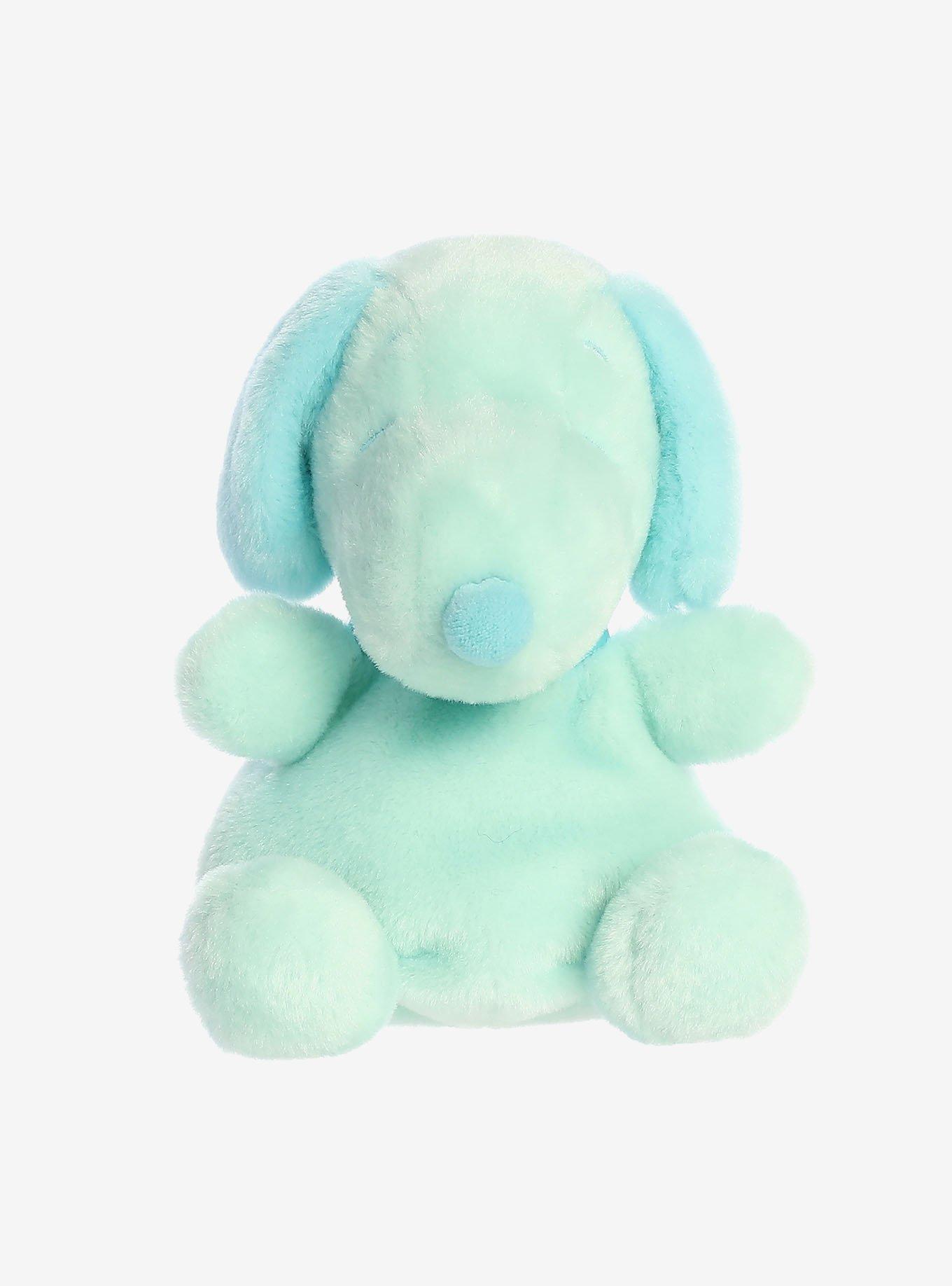 Aurora Palm Pals Peanuts Teal Snoopy Plush