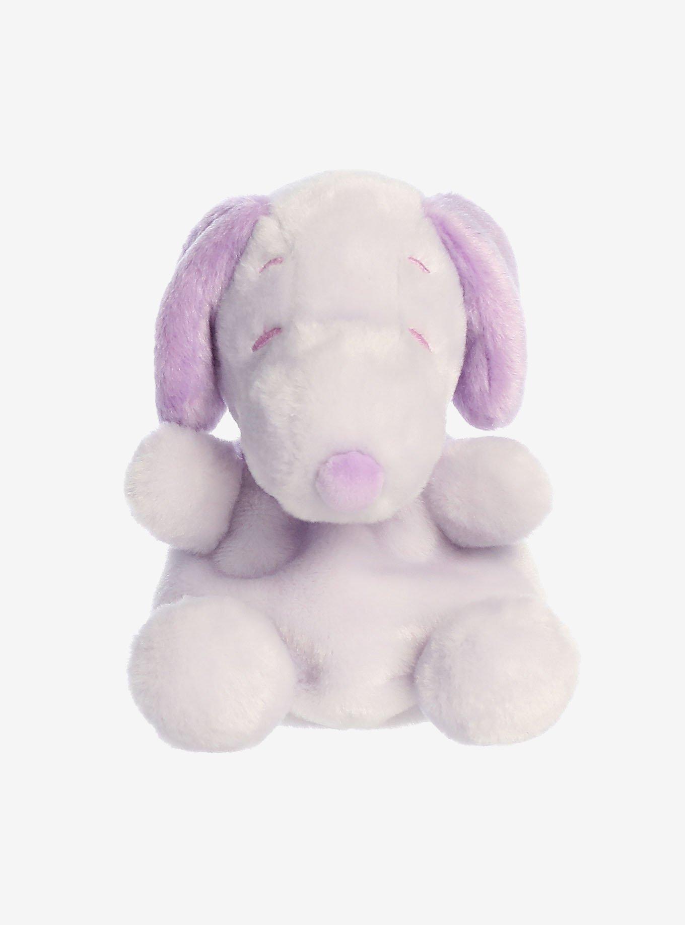 Aurora Palm Pals Peanuts Lavender Snoopy Plush