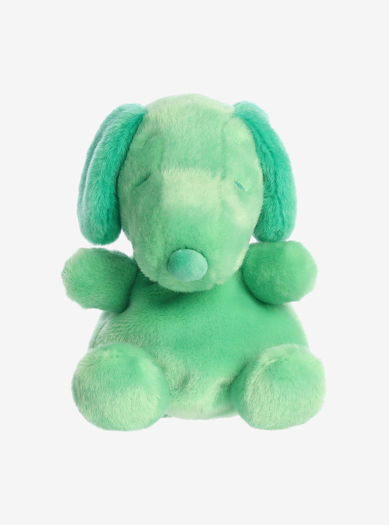Aurora Palm Pals Peanuts Green Snoopy Plush