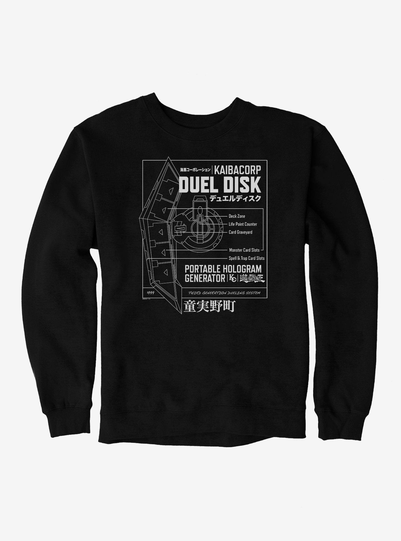 Yu-Gi-Oh! Duel Monsters Duel Disk Blueprints Sweatshirt