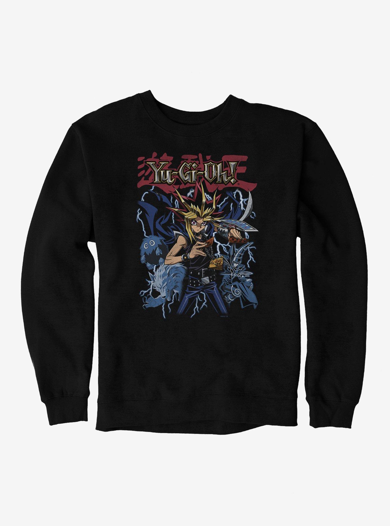 Yu-Gi-Oh! Duel Monsters Retro Yami Yugi Lightning Collage Sweatshirt