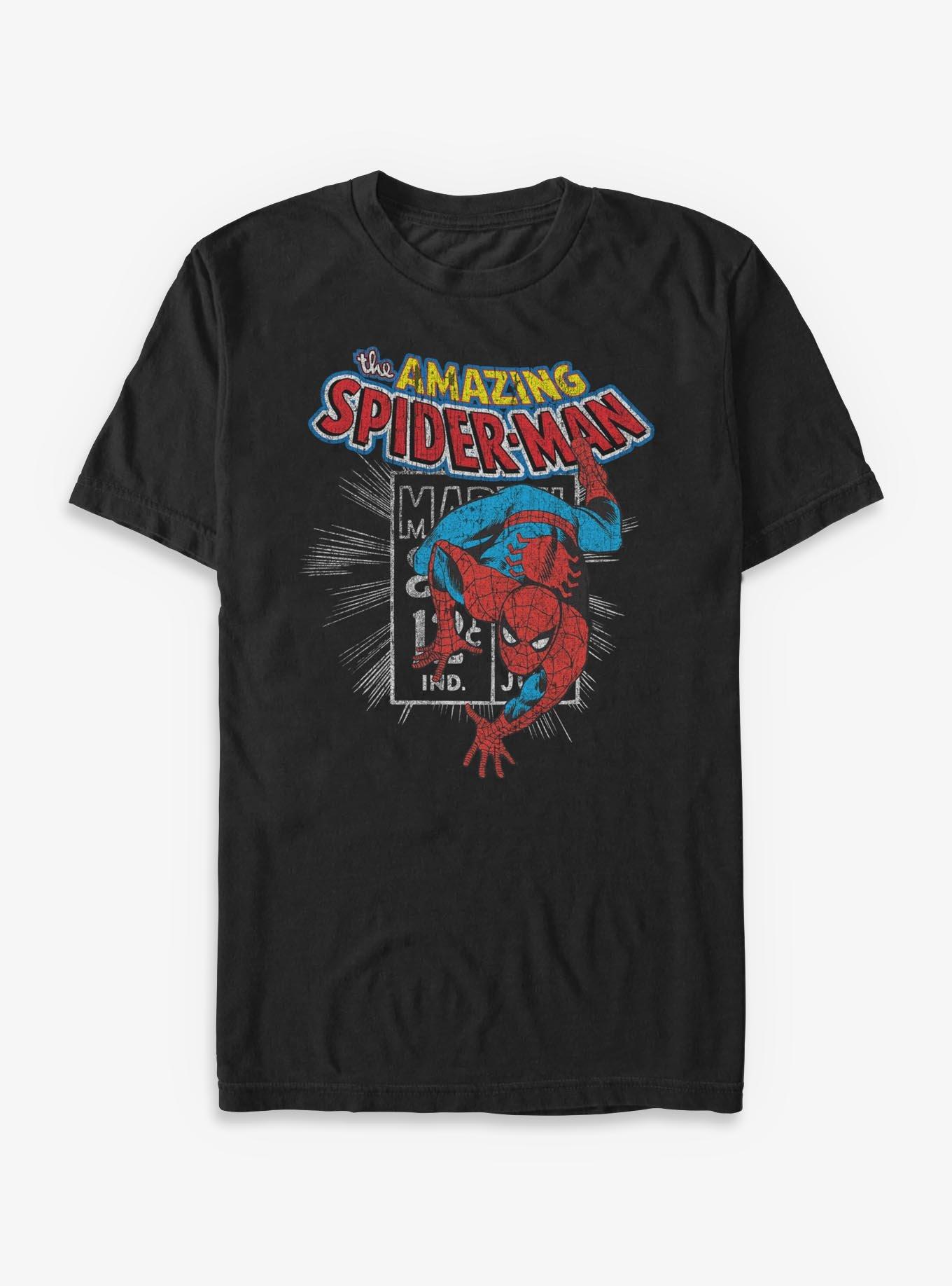 Marvel The Amazing Spider-Man Postage Stamp T-Shirt