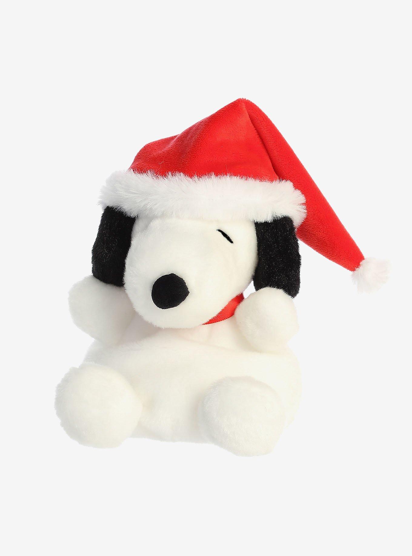 Aurora Palm Pals Peanuts Snoopy Santa Plush