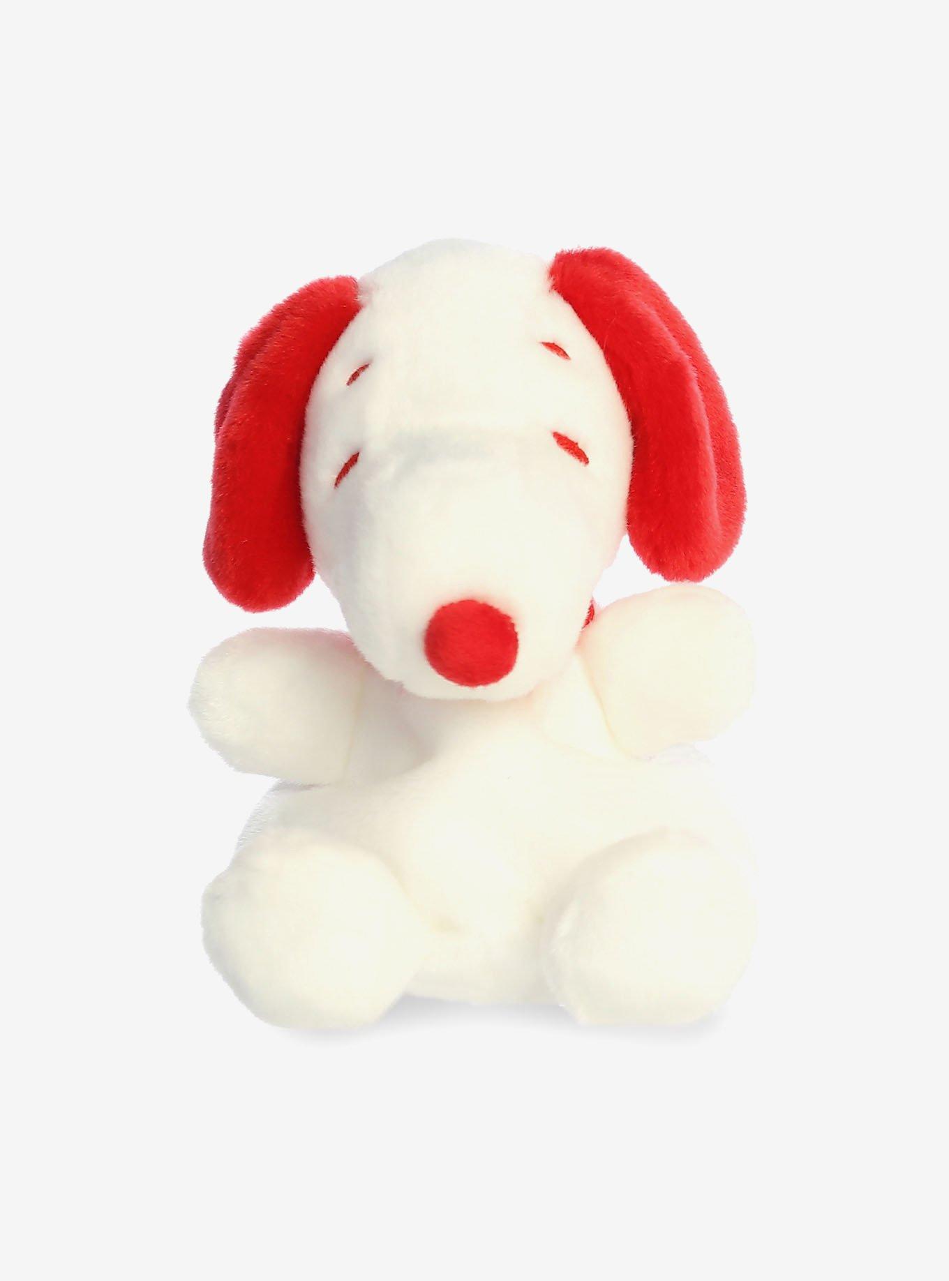Aurora Palm Pals Peanuts Red & White Snoopy Plush