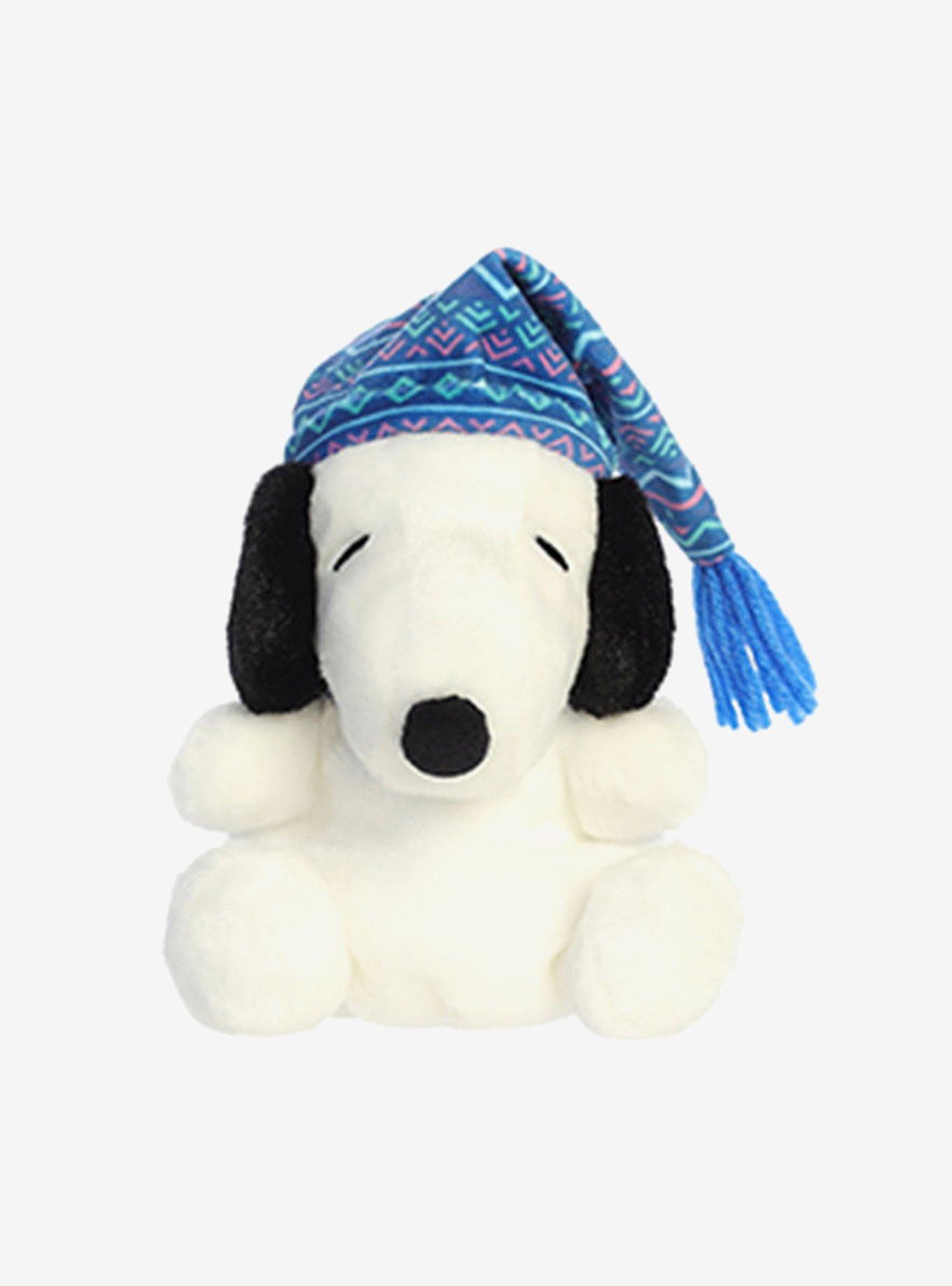 Aurora Palm Pals Peanuts Snoopy Blue Hat Plush