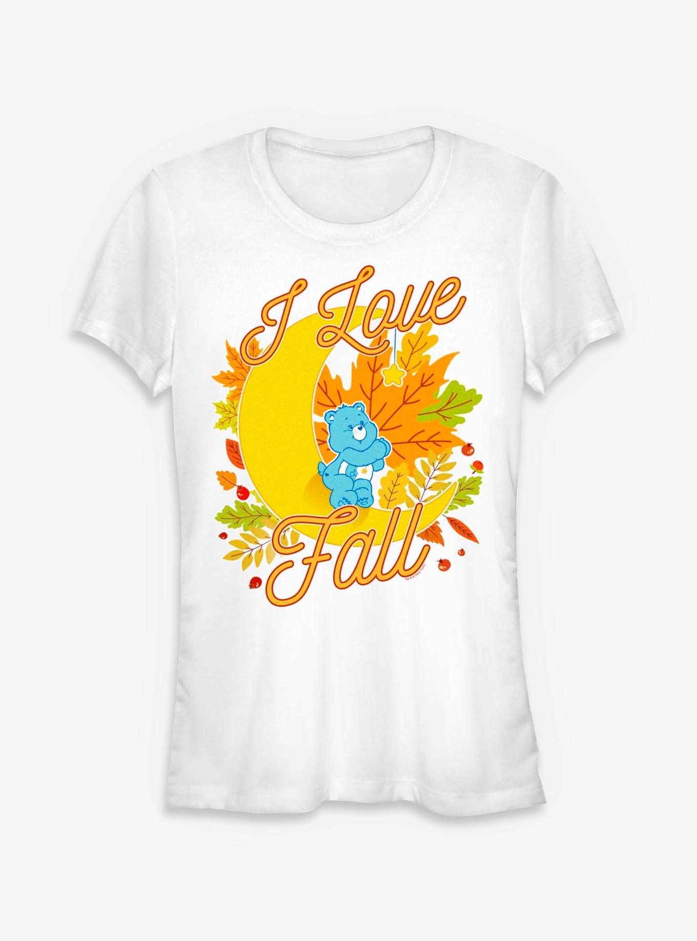 Care Bears I Love Fall Girls T-Shirt, WHITE, hi-res view 1
