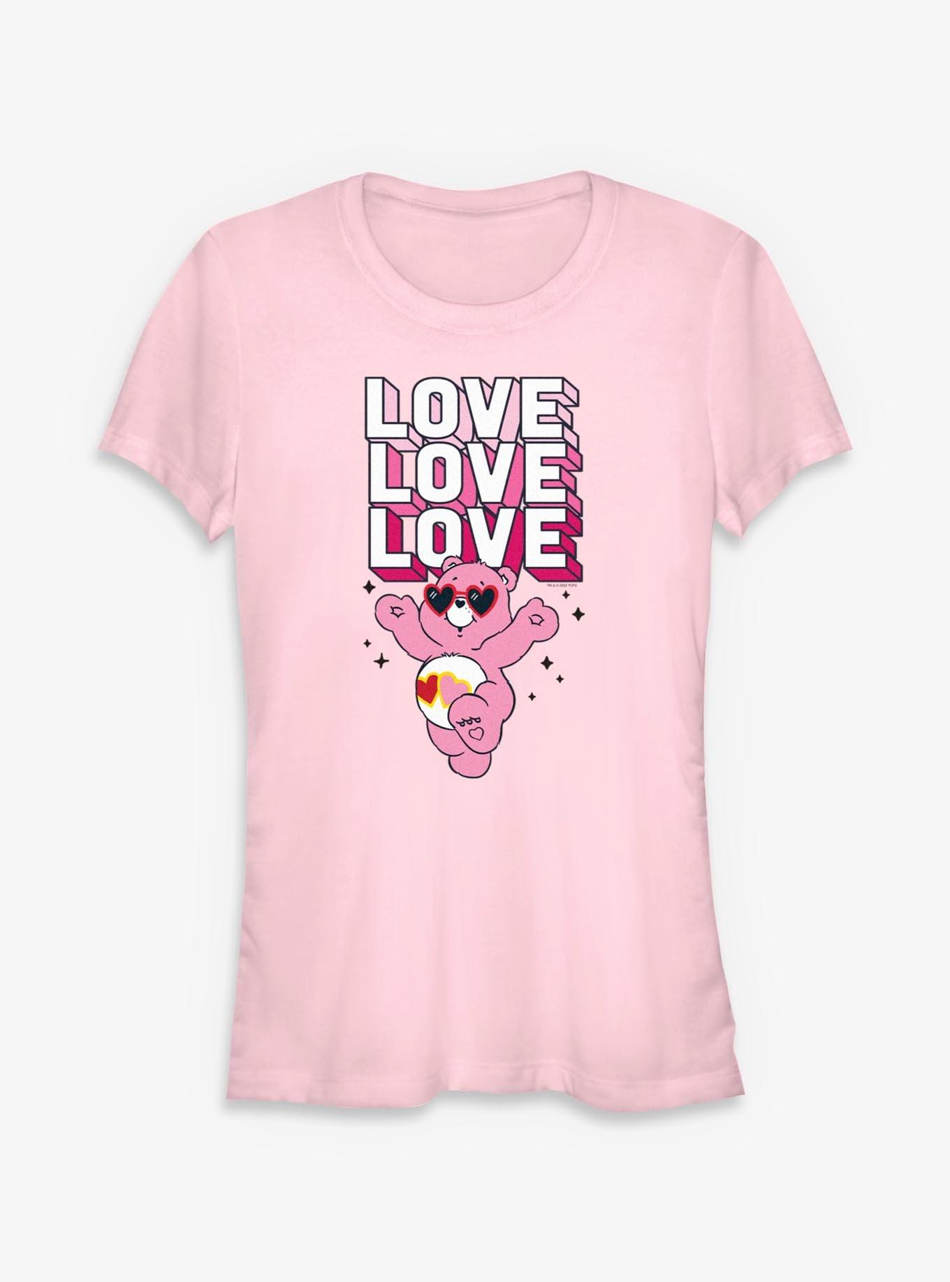 Care Bears Love Stack Girls T-Shirt