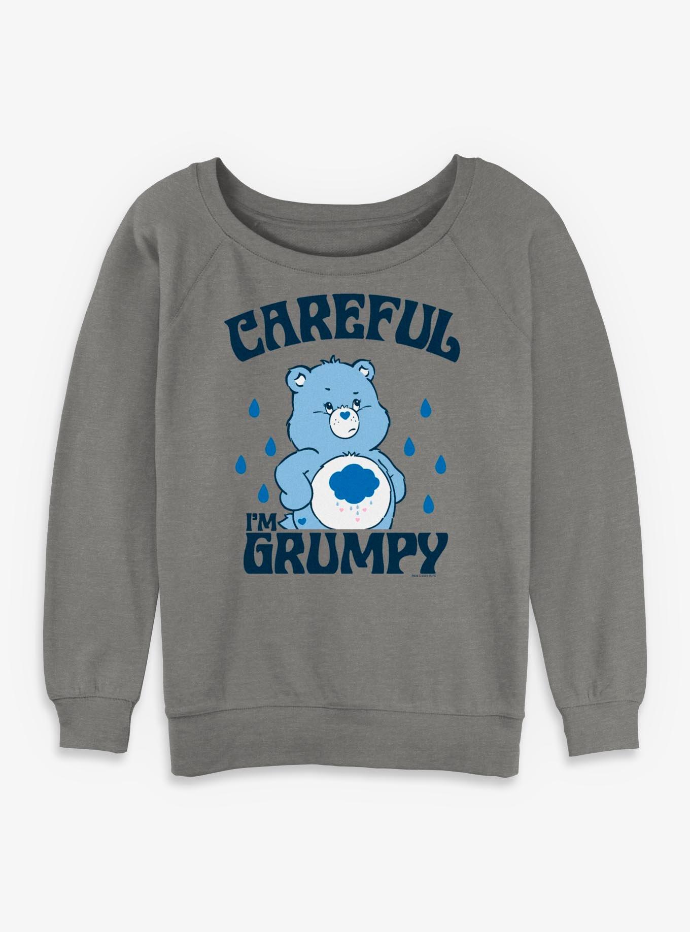 Care Bears Careful Grumpy Girls Slouchy Sweatshirt