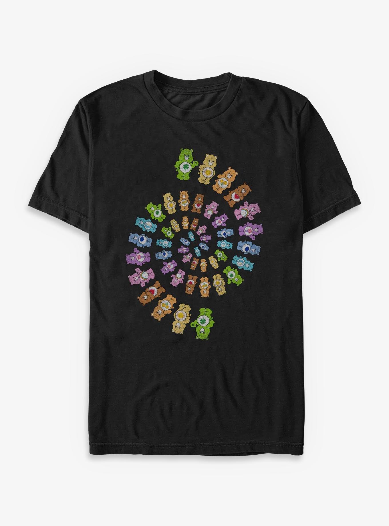 Care Bears Spiral T-Shirt, BLACK, hi-res view 1