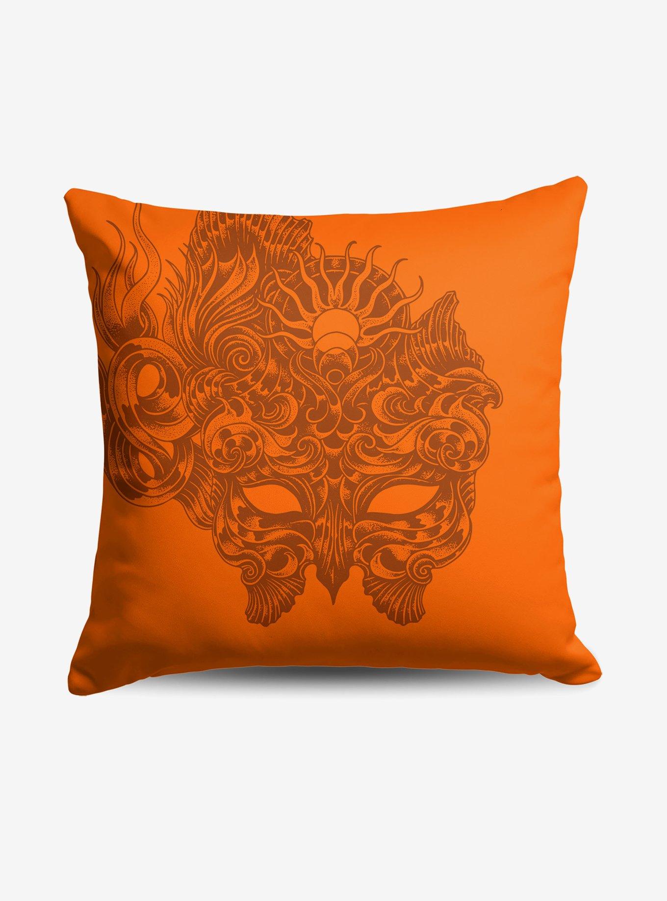 A Court of Silver Flames Logo Drop Throw Pillow, , hi-res view 1