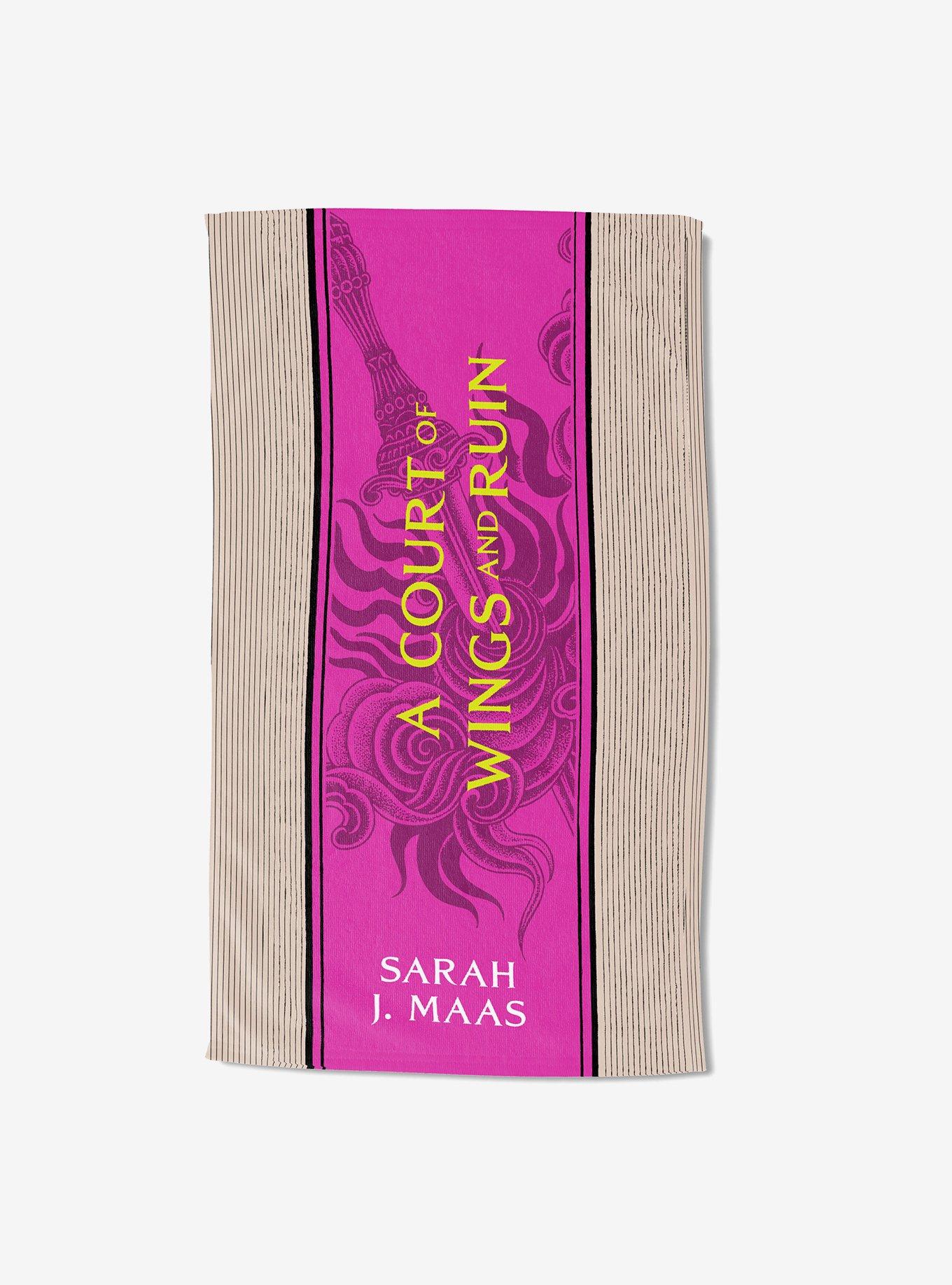 A Court of Wings and Ruin Paged and Spines Sand Free Beach Towel, , hi-res view 1