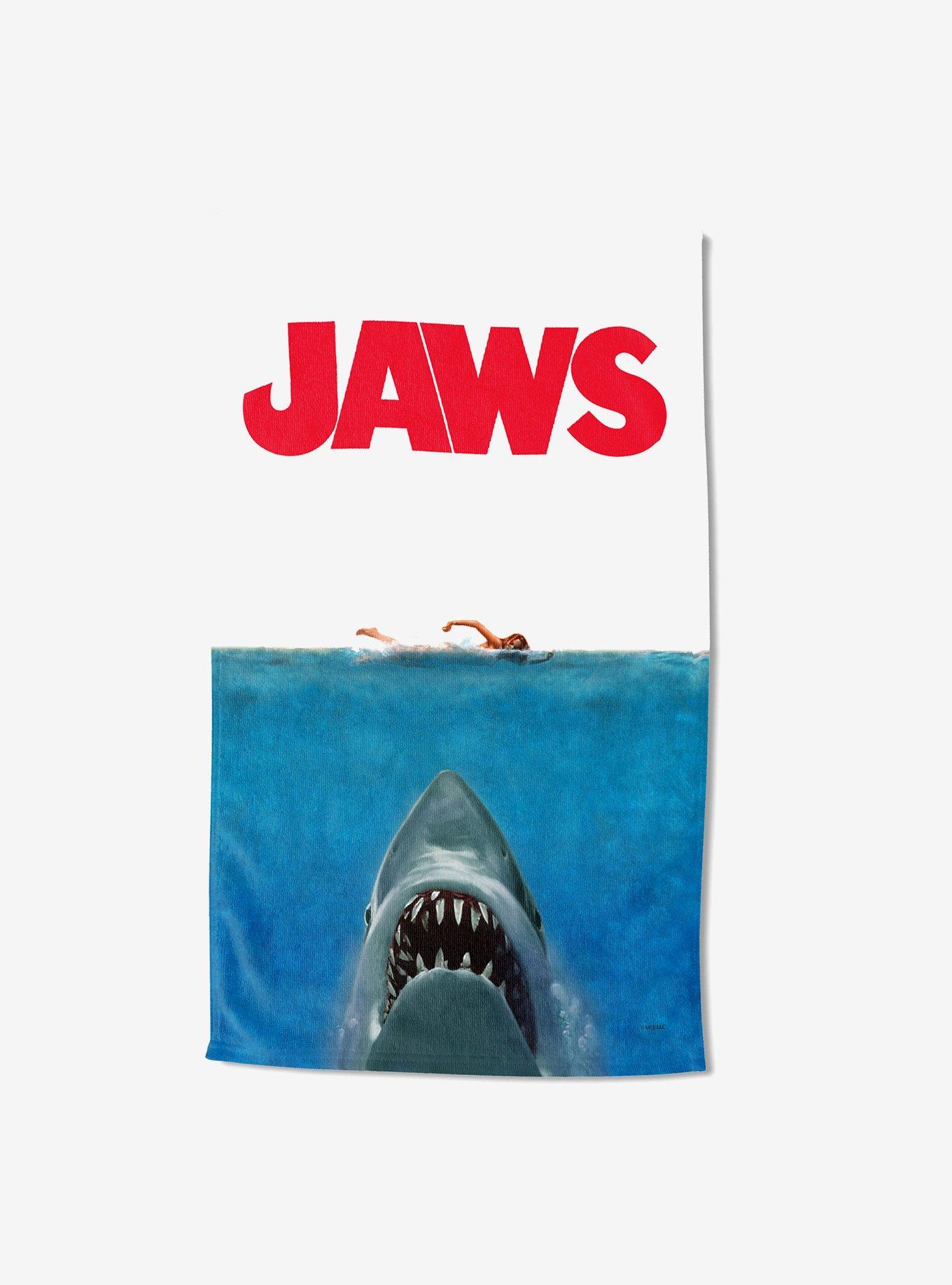 Jaws Classic Poster Sand Free Beach Towel, , hi-res view 1