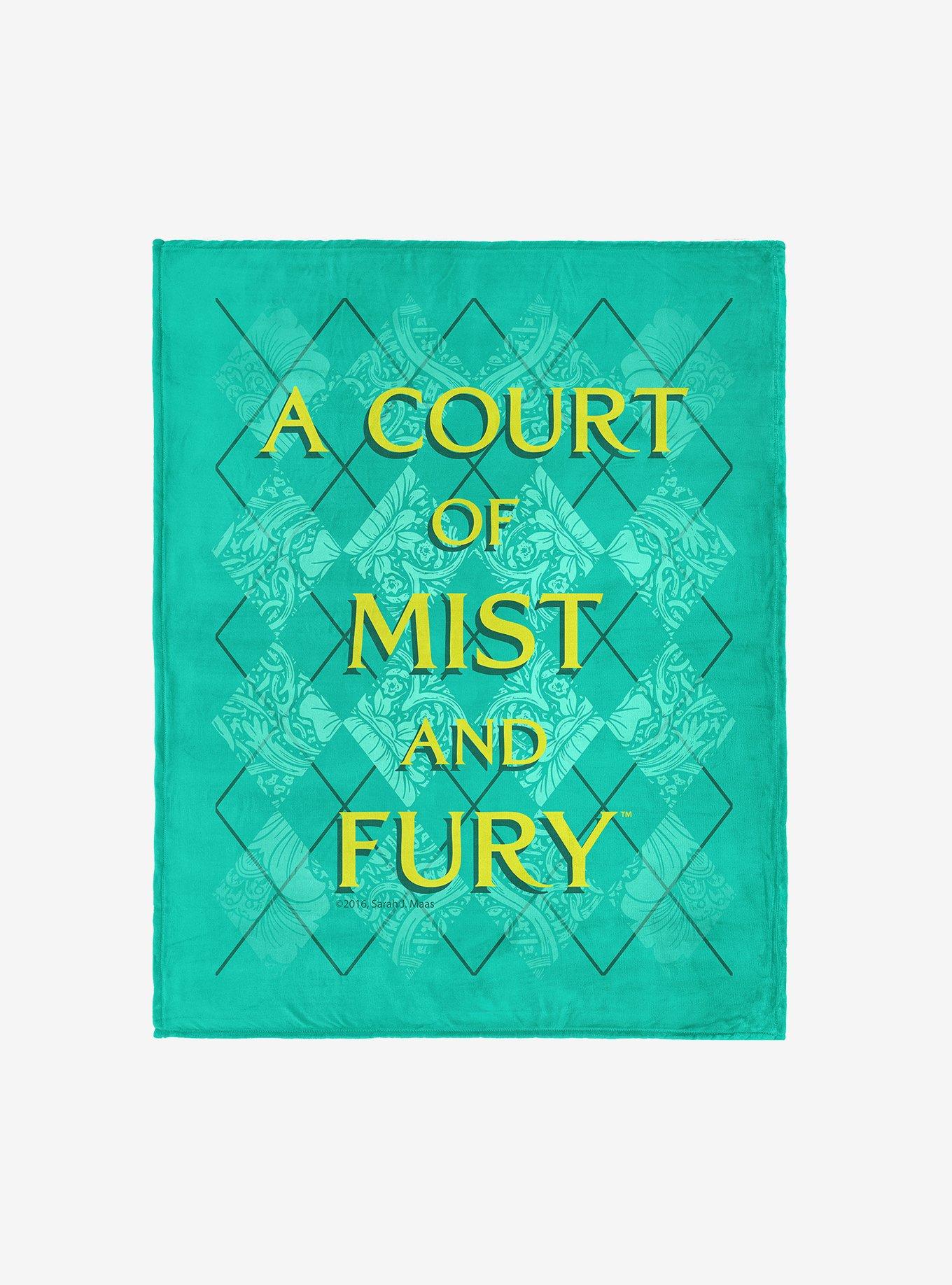 A Court of Mist and Fury Diamond Florals Silk Touch Throw Blanket, , hi-res view 1