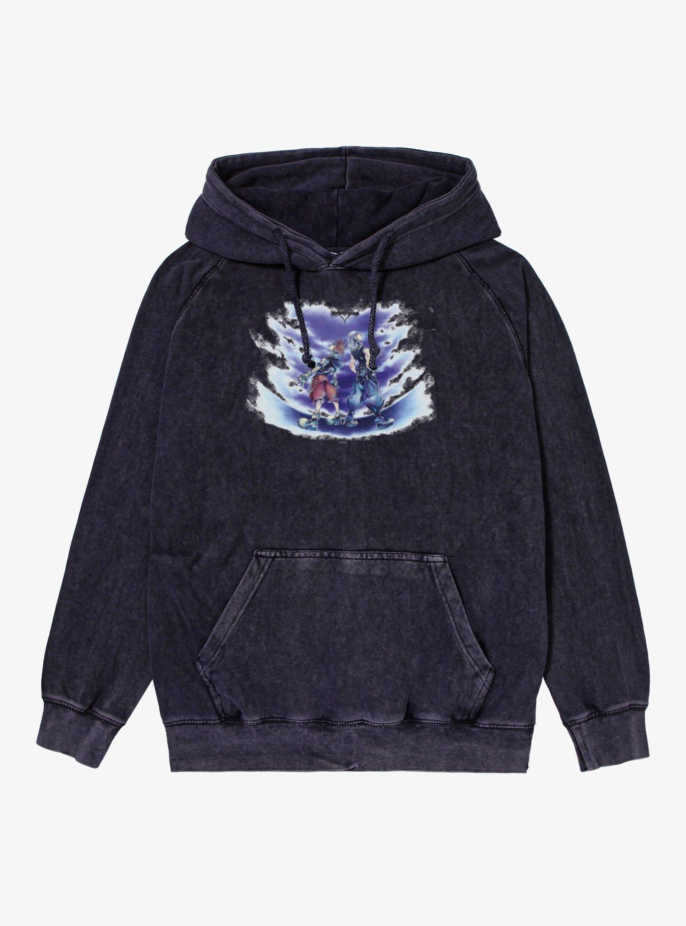 Disney Kingdom Hearts Sora & Riku Mineral Wash Hoodie
