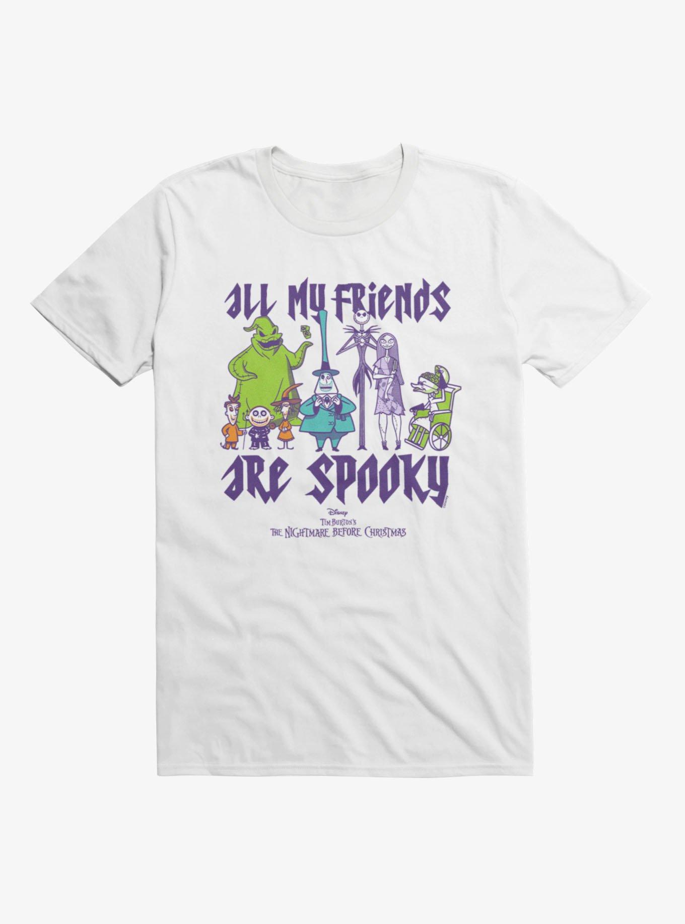 Disney The Nightmare Before Christmas All My Friends Are Spooky T-Shirt