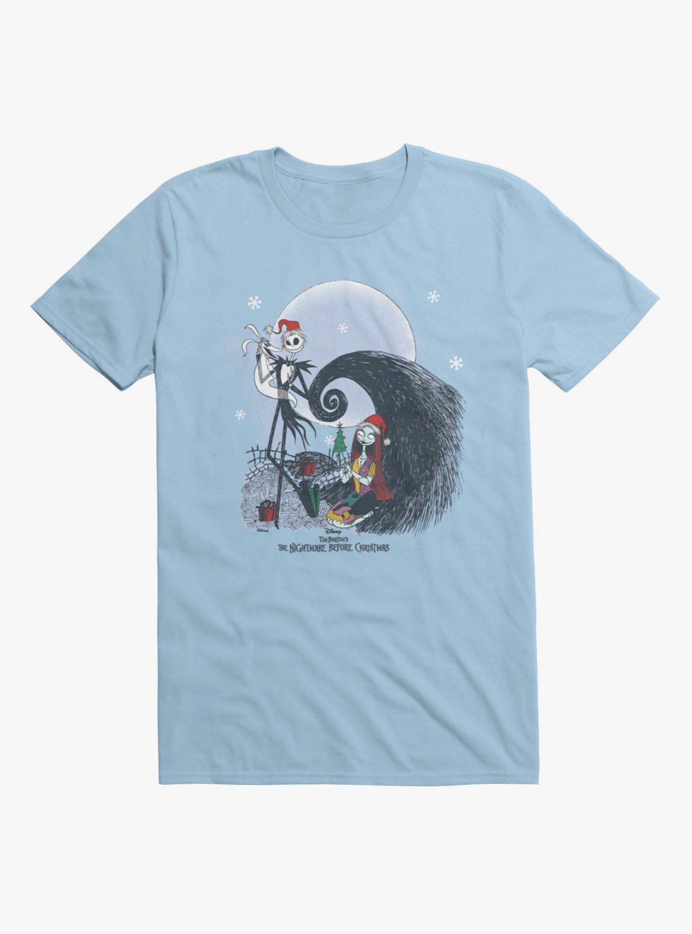 Disney The Nightmare Before Christmas Jack Sally Zero Christmas Celebration T-Shirt