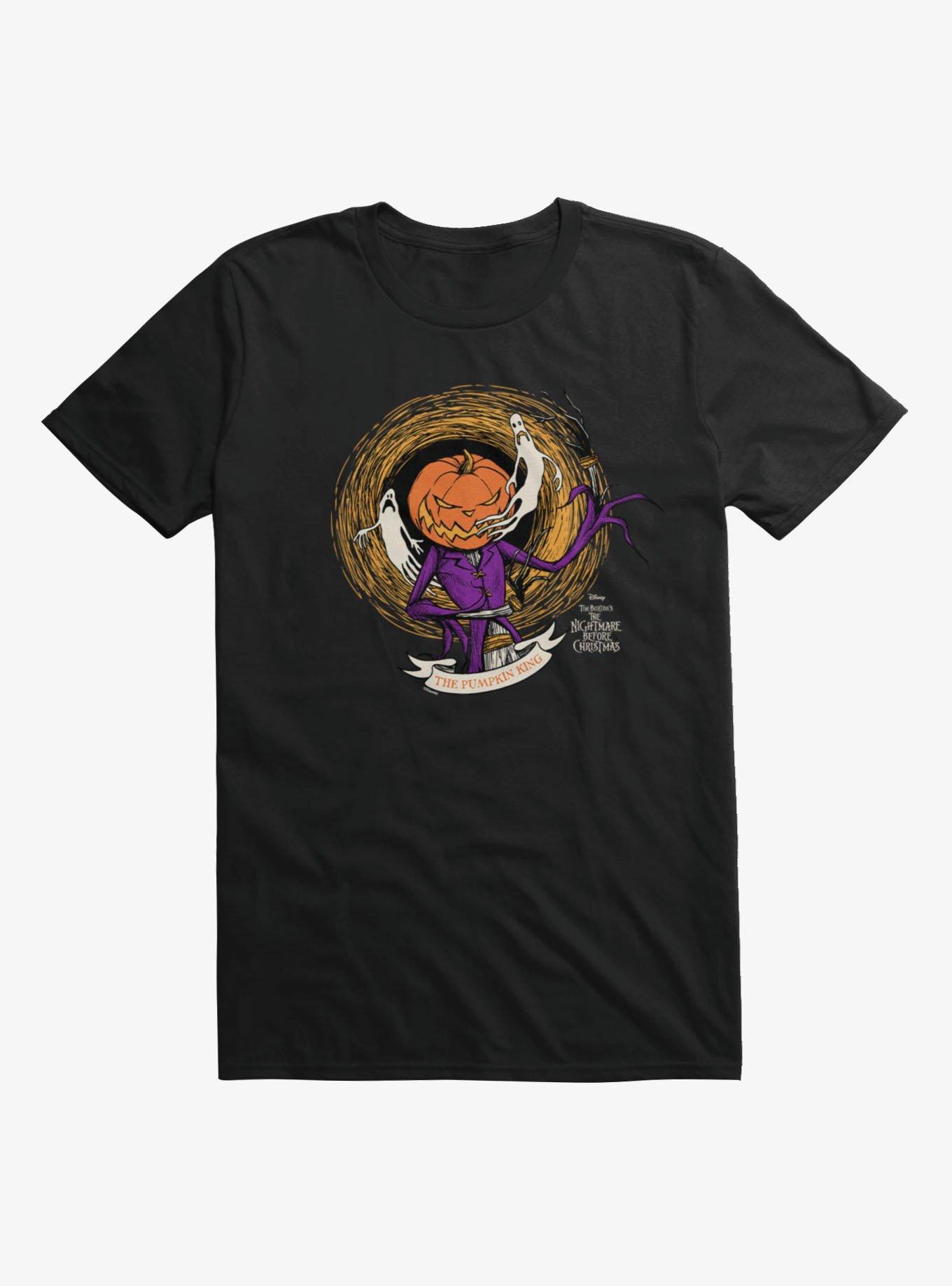 Disney The Nightmare Before Christmas The Pumpkin King Jack-O-Lantern T-Shirt