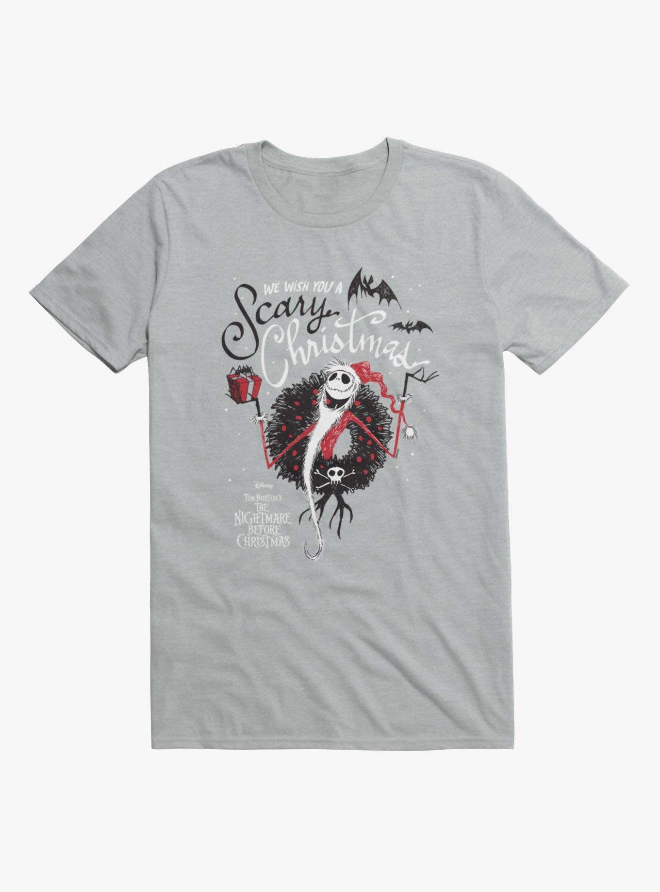 Disney The Nightmare Before Christmas We Wish You A Scary Christmas Jack T-Shirt