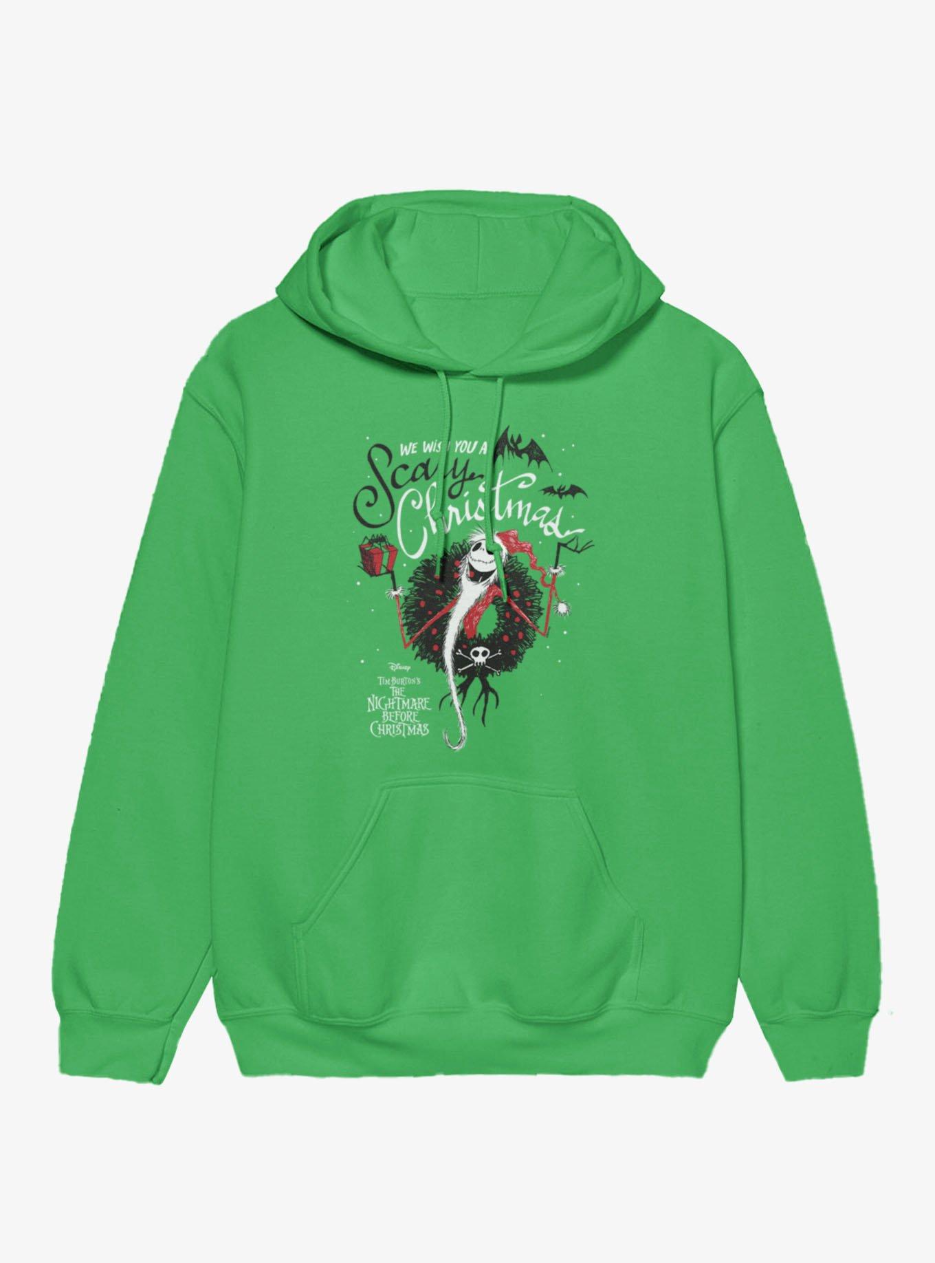 Disney The Nightmare Before Christmas We Wish You A Scary Christmas Jack Hoodie