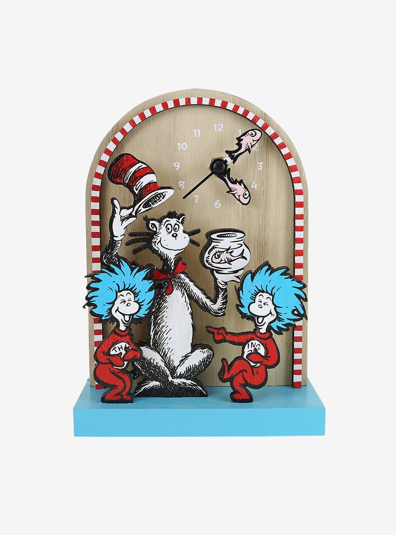 Allen Designs Dr. Seuss The Cat in the Hat Desk Clock