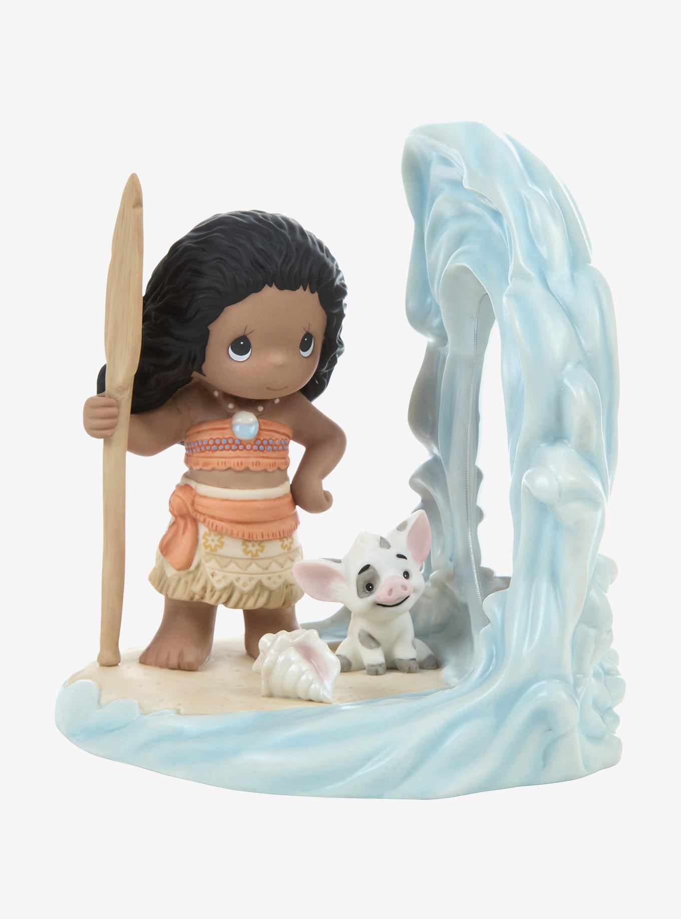 Precious Moments Disney Princess Moana With Mirror Figurine