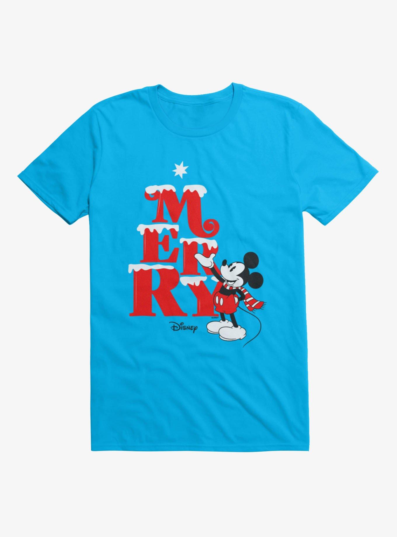 Disney Mickey Mouse Merry Holiday Cheer T-Shirt