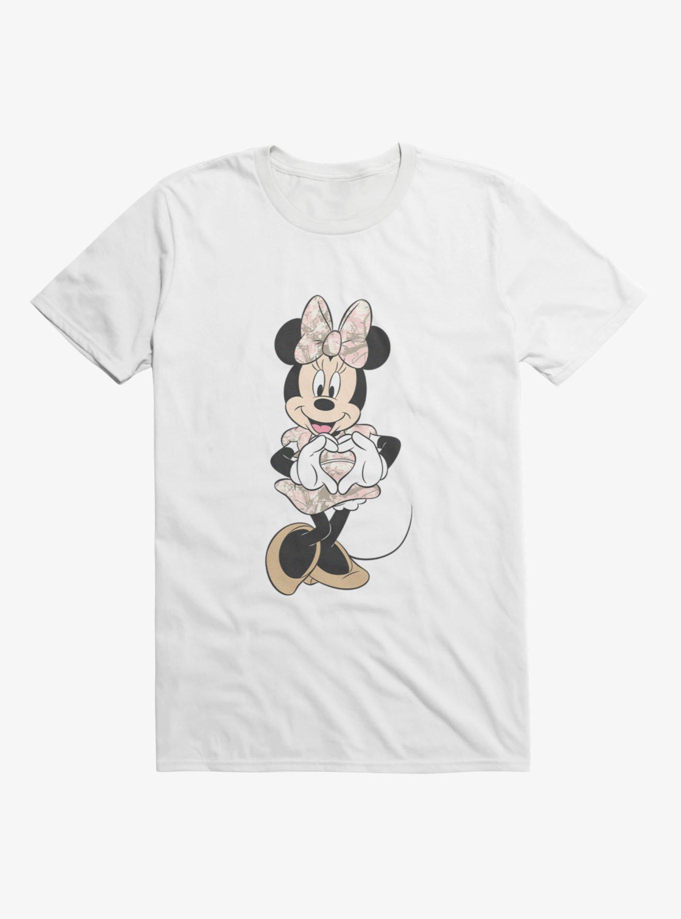 Disney Minnie Mouse Pink Camo Heart T-Shirt