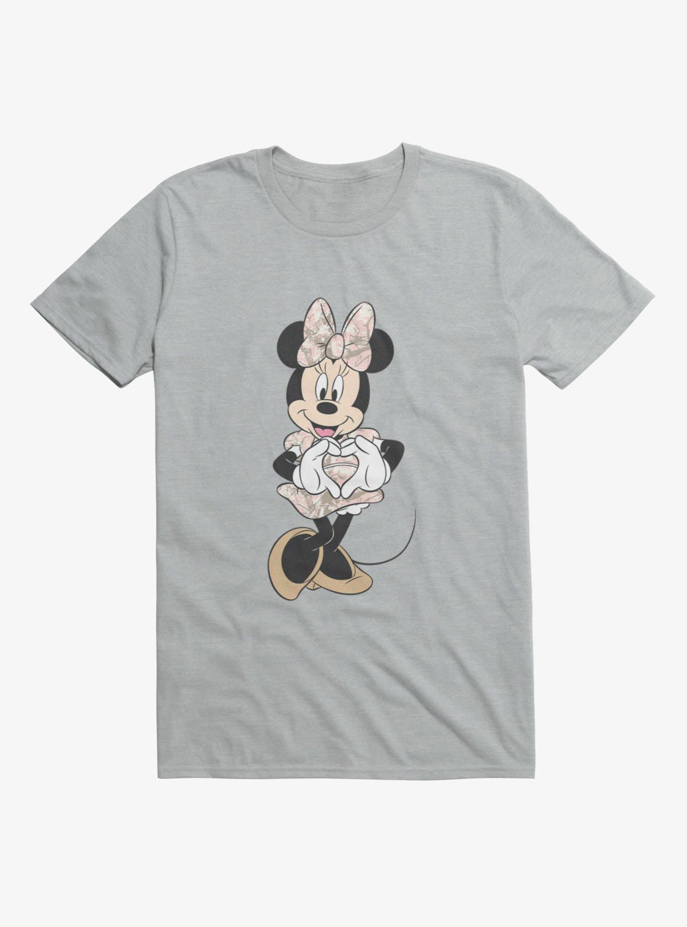 Disney Minnie Mouse Pink Camo Heart T-Shirt