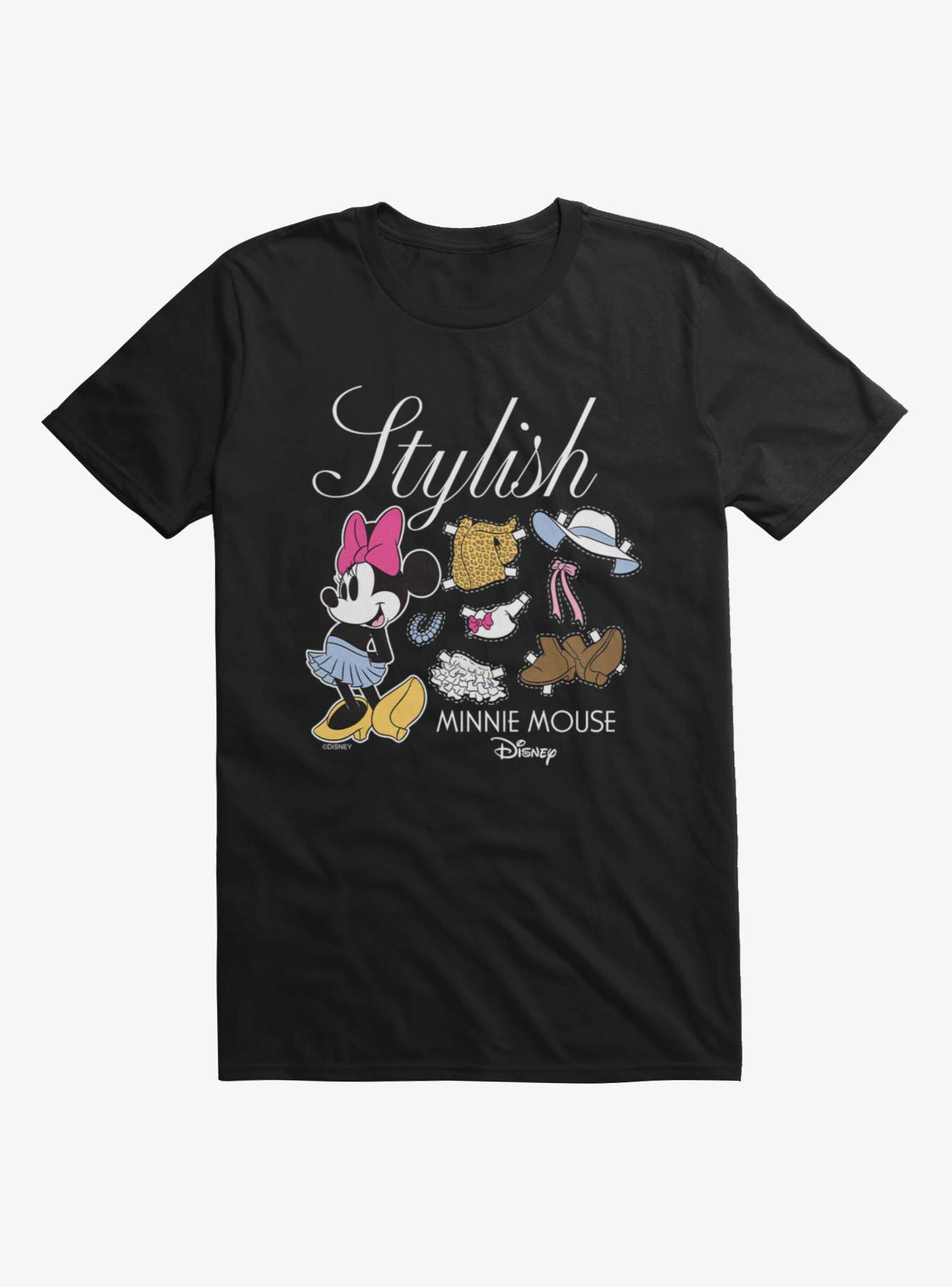 Disney Minnie Mouse Stylish Doll Aesthetic T-Shirt