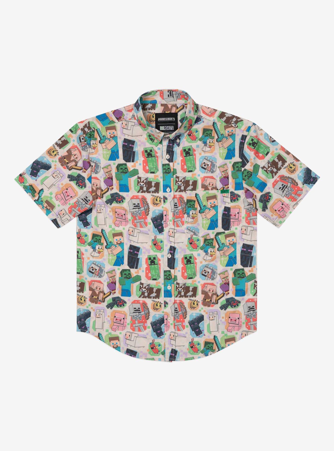 RSVLTS x Minecraft "Mob Menagerie" KUNUFLEX Short Sleeve Shirt