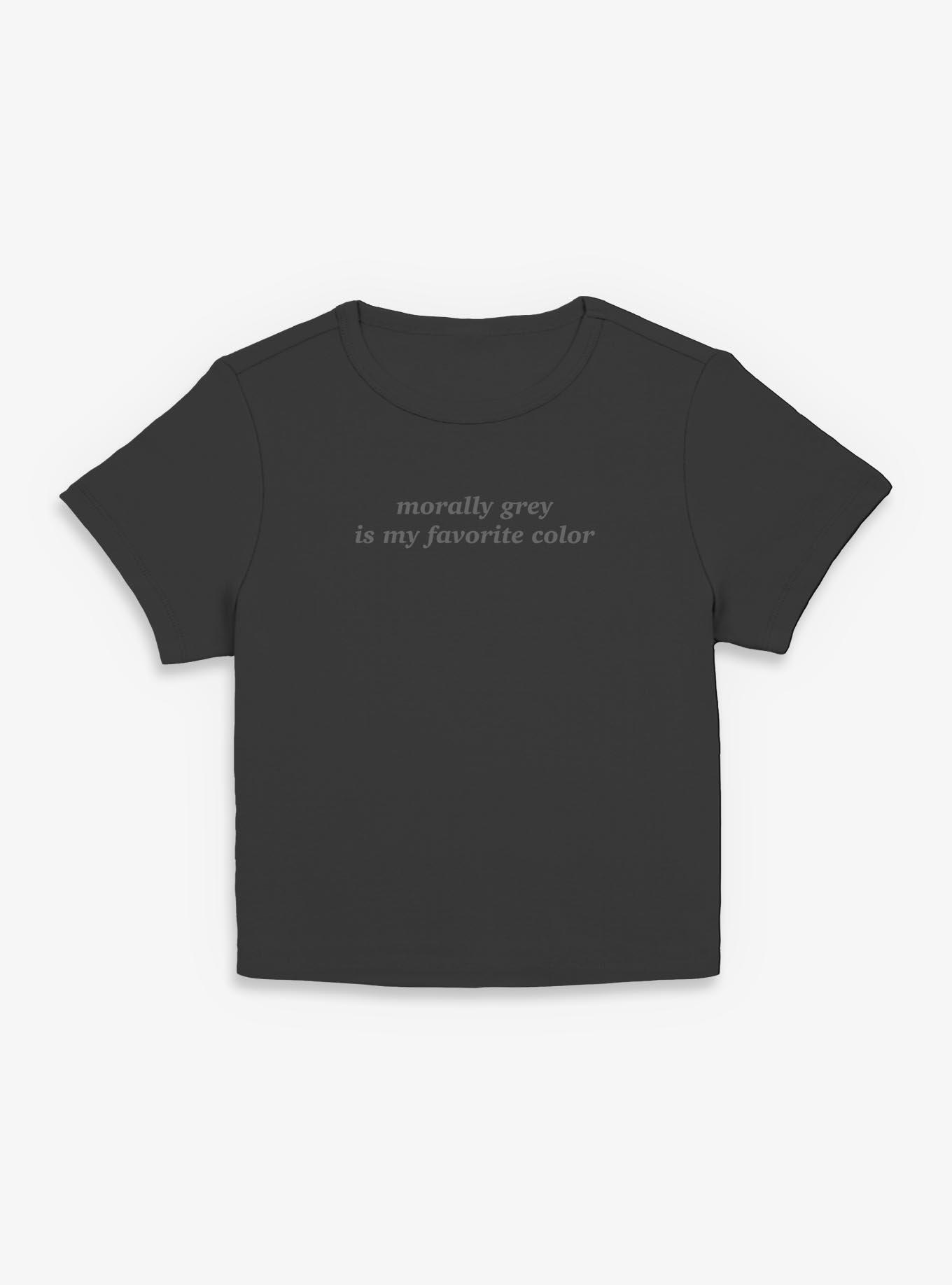 Morally Grey Girlie Girls Baby T-Shirt
