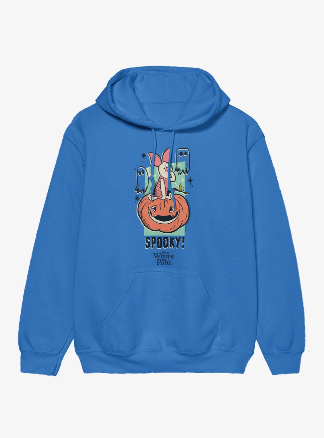 Disney Winnie The Pooh Spooky Pigglet On A Cute Pumpkin Hoodie, , hi-res view 1