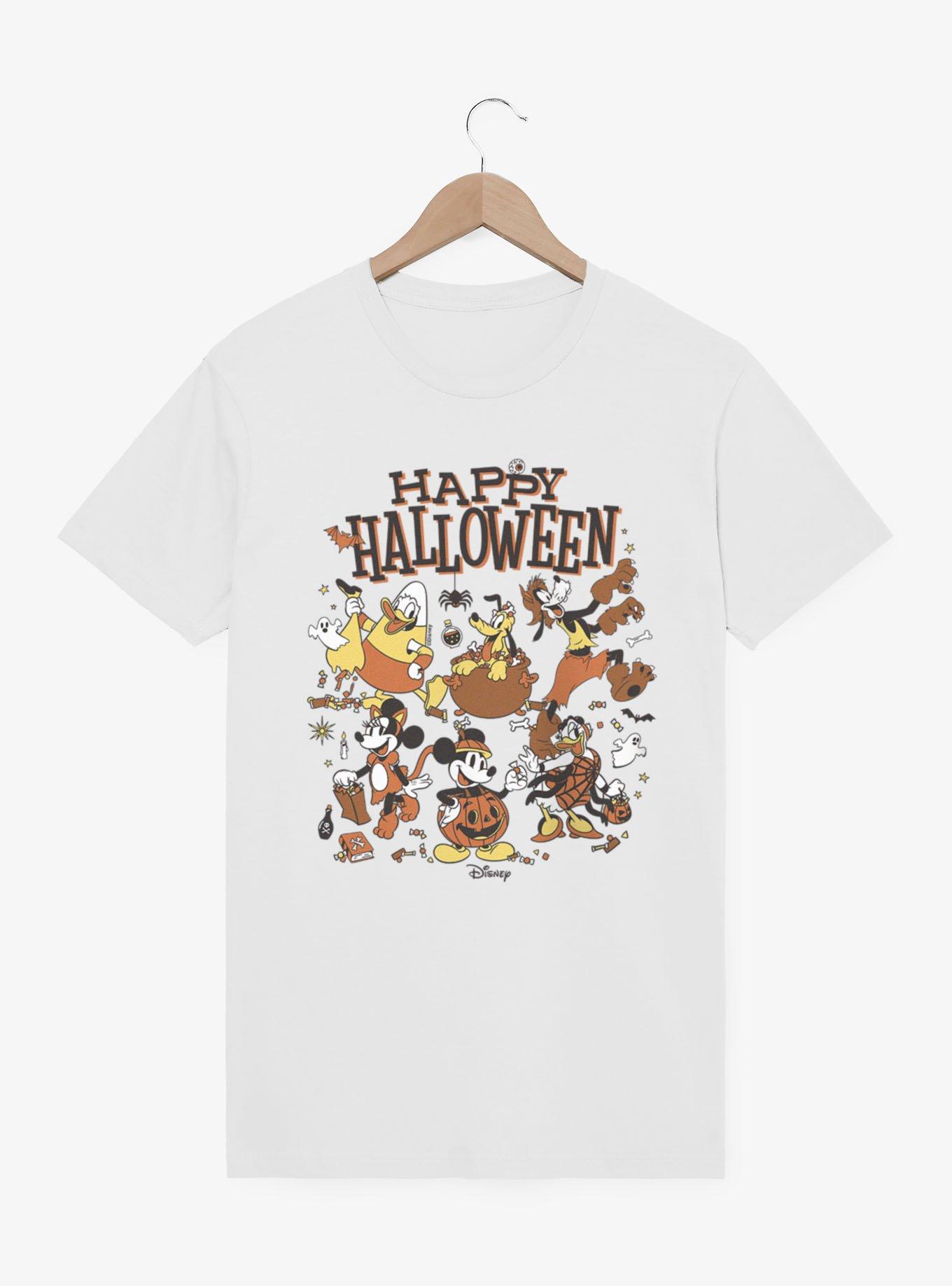 Disney Mickey Mouse Happy Halloween Group Costumes Candy And Spiders T-Shirt, , hi-res view 1