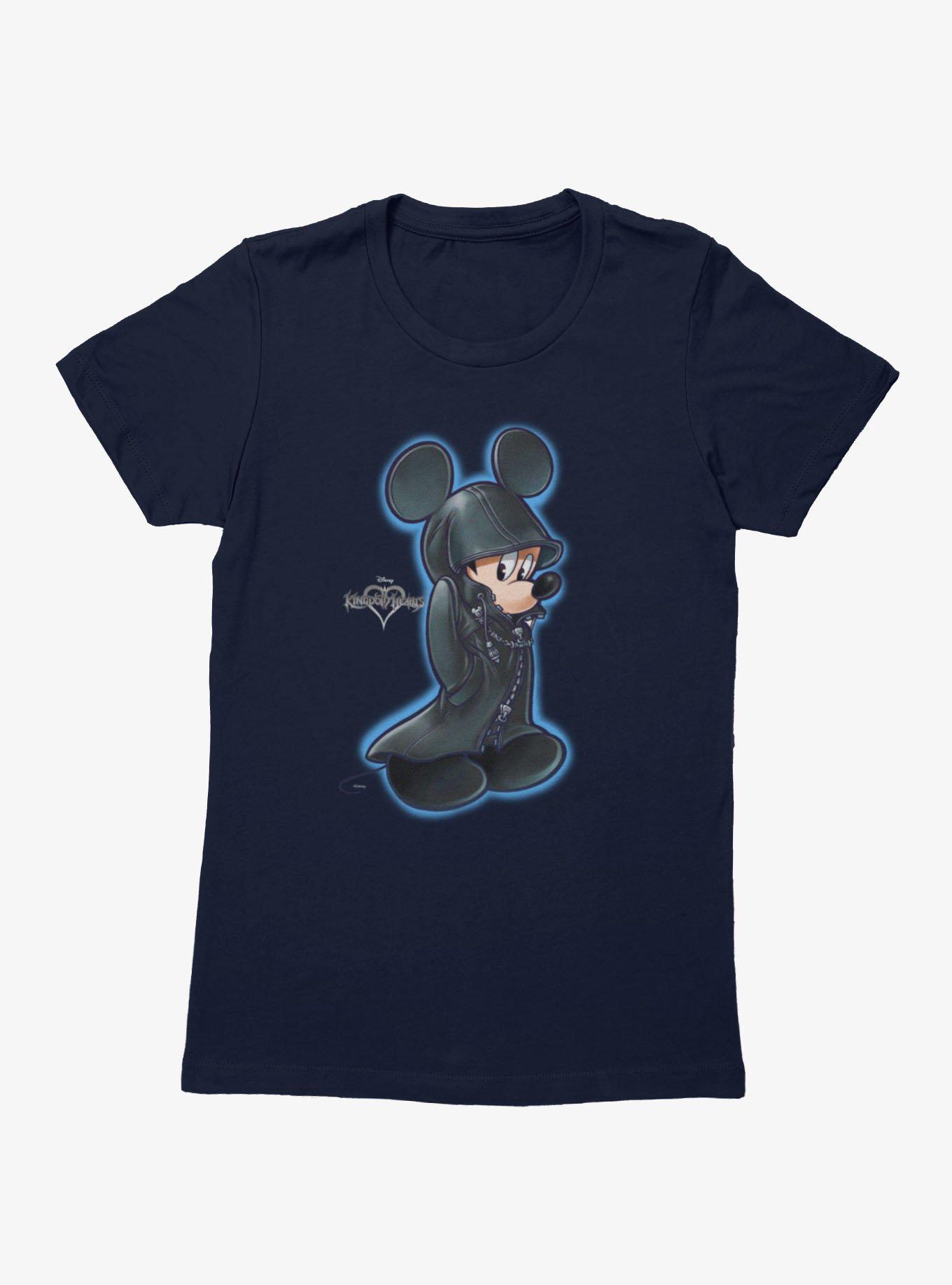 Disney Kingdom Hearts Black Robe Mickey Womens T-Shirt, , hi-res view 1